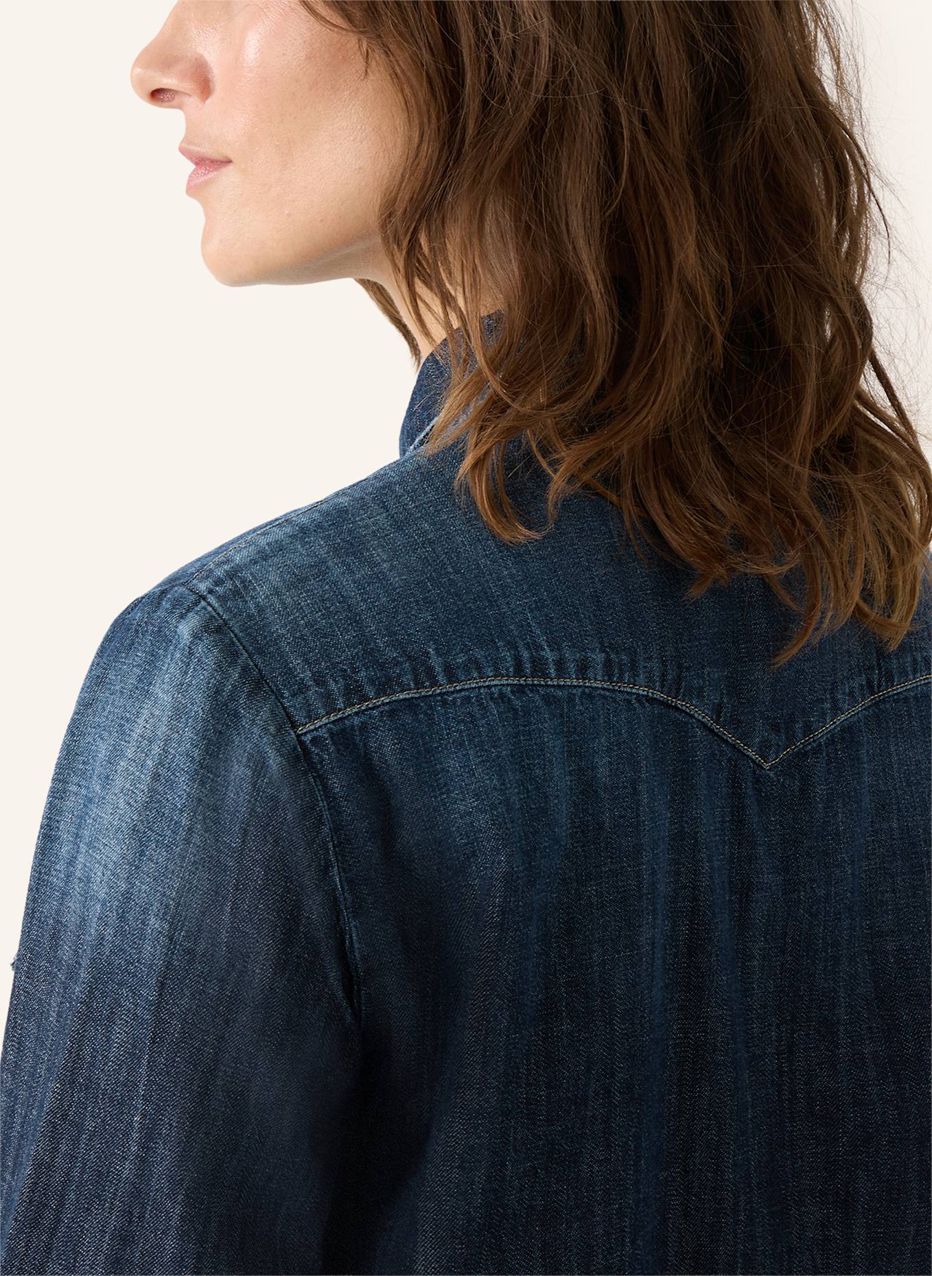 THE.NIM STANDARD Hemd WOMAN REGULAR SHIRT: GRAU