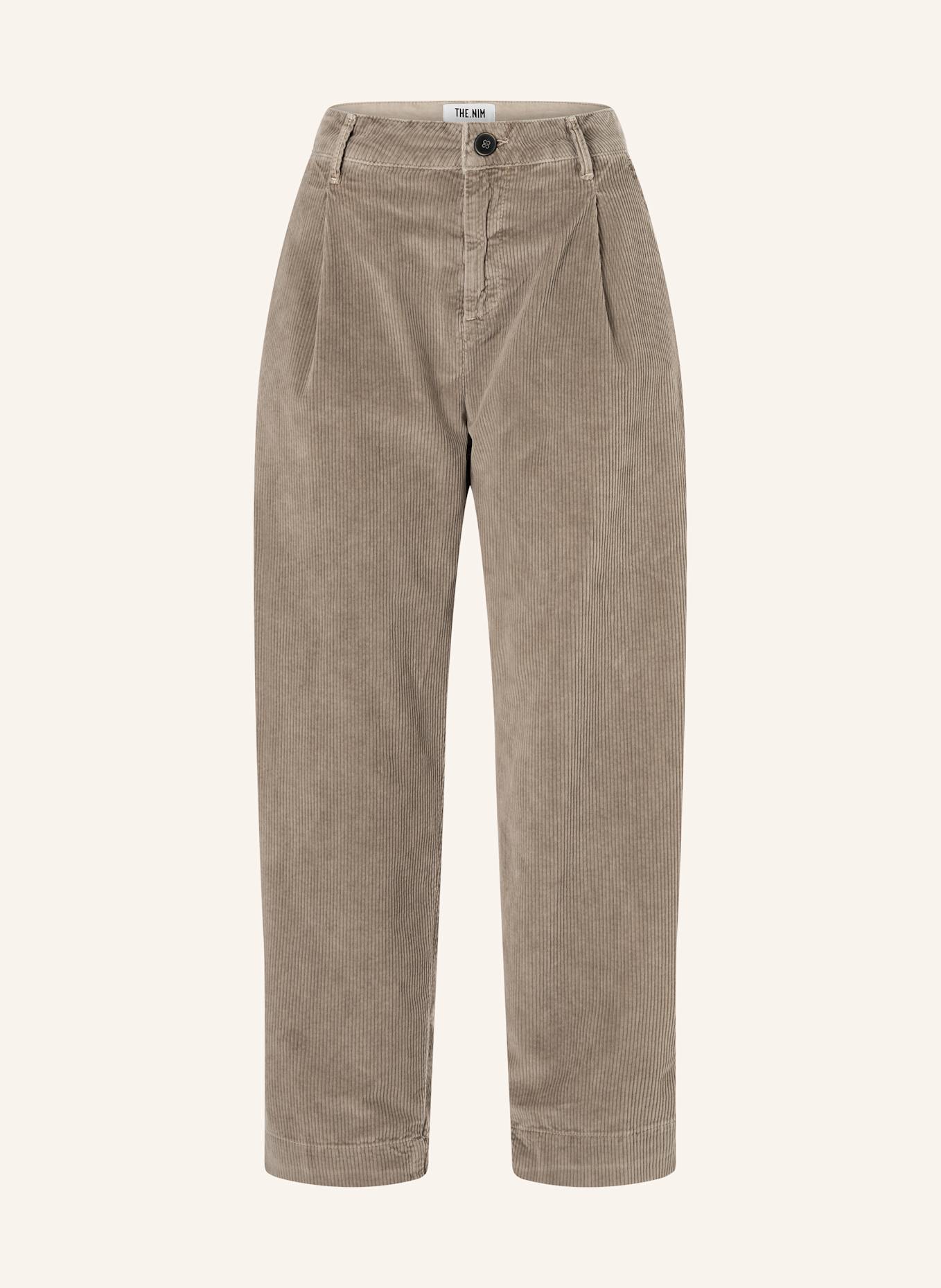 THE.NIM STANDARD Hose CHINO PINCE: BEIGE/ BRAUN