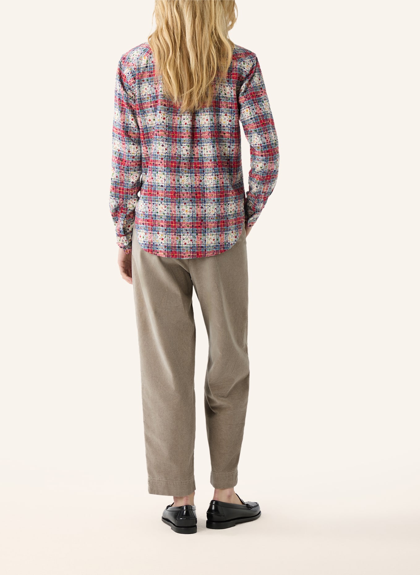 THE.NIM STANDARD Hose CHINO PINCE: BEIGE/ BRAUN