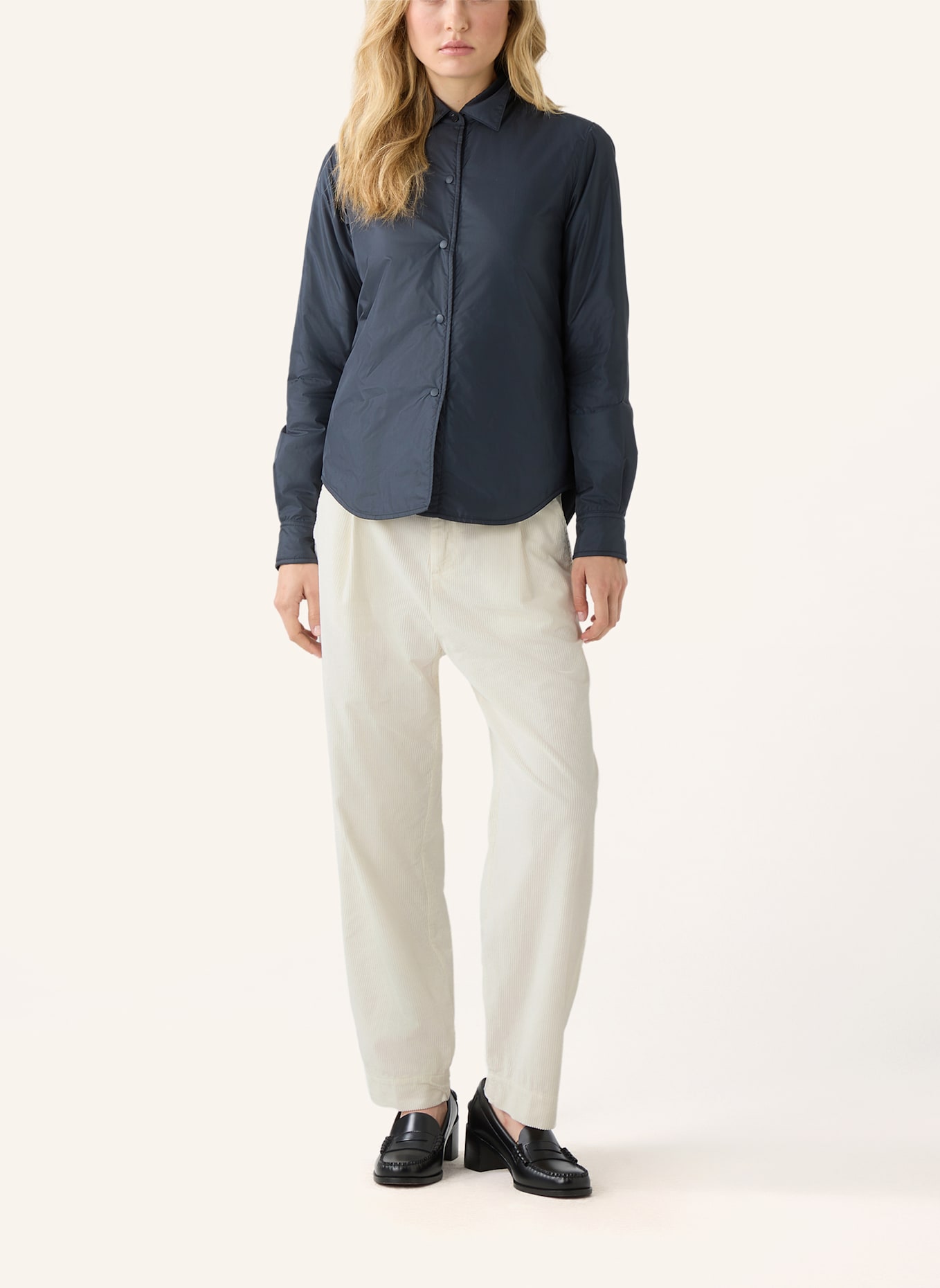 THE.NIM STANDARD Hose CHINO PINCE: WEISS