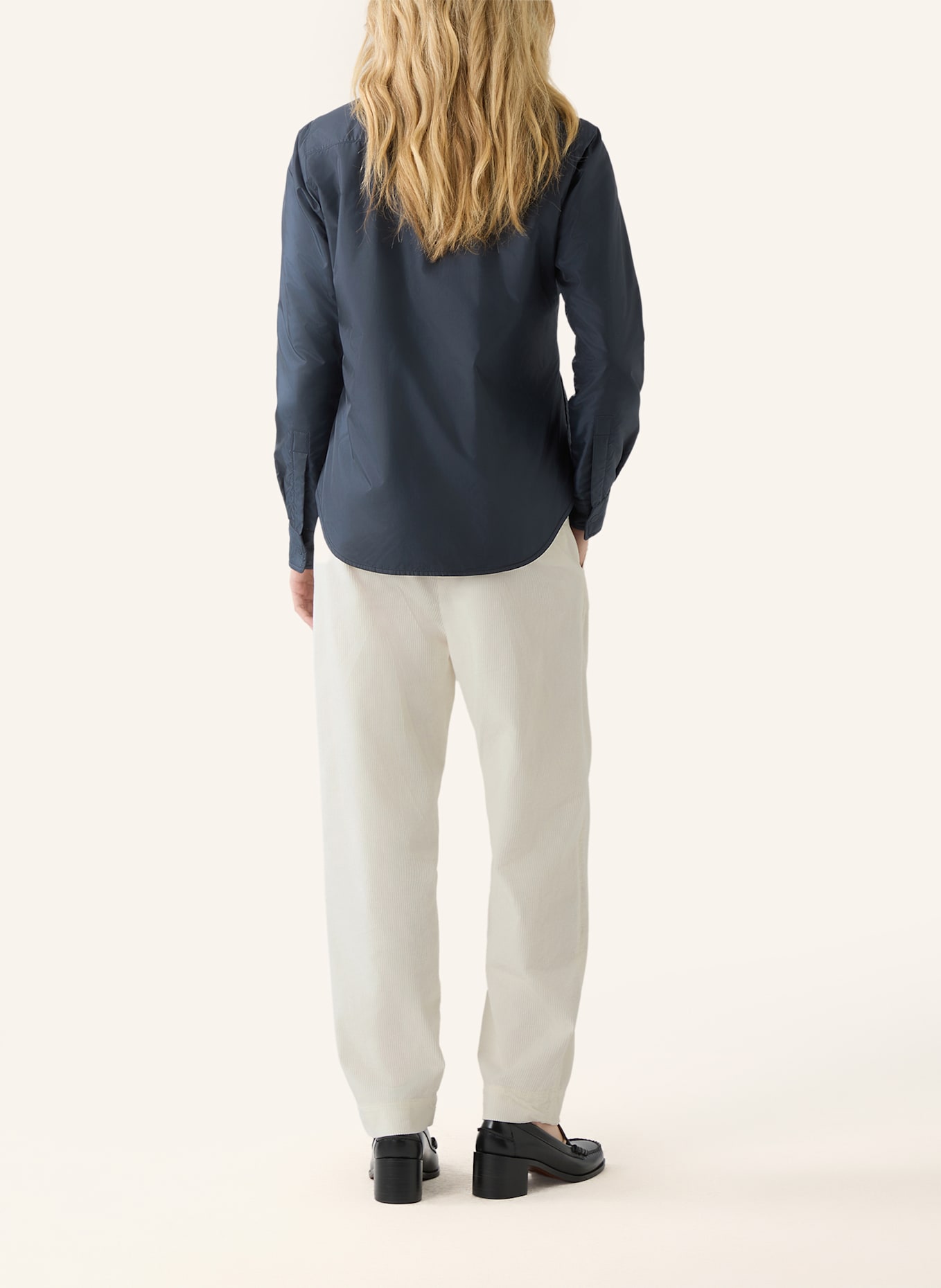 THE.NIM STANDARD Hose CHINO PINCE: WEISS