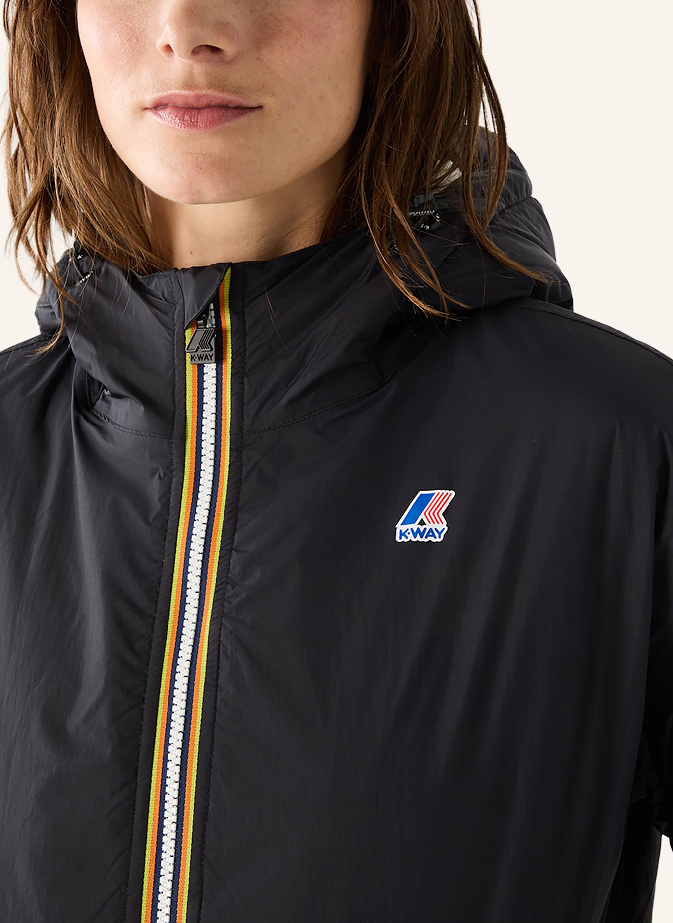 K-WAY Winterjacke LE VRAI 4.0 ALBINE ORSETTO: SCHWARZ
