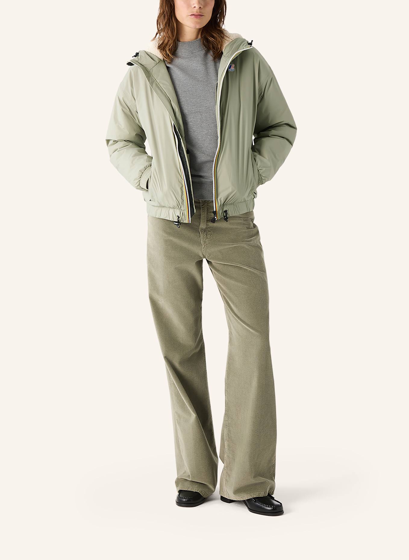 K-WAY Winterjacke LE VRAI 4.0 ALBINE ORSETTO: GRÜN