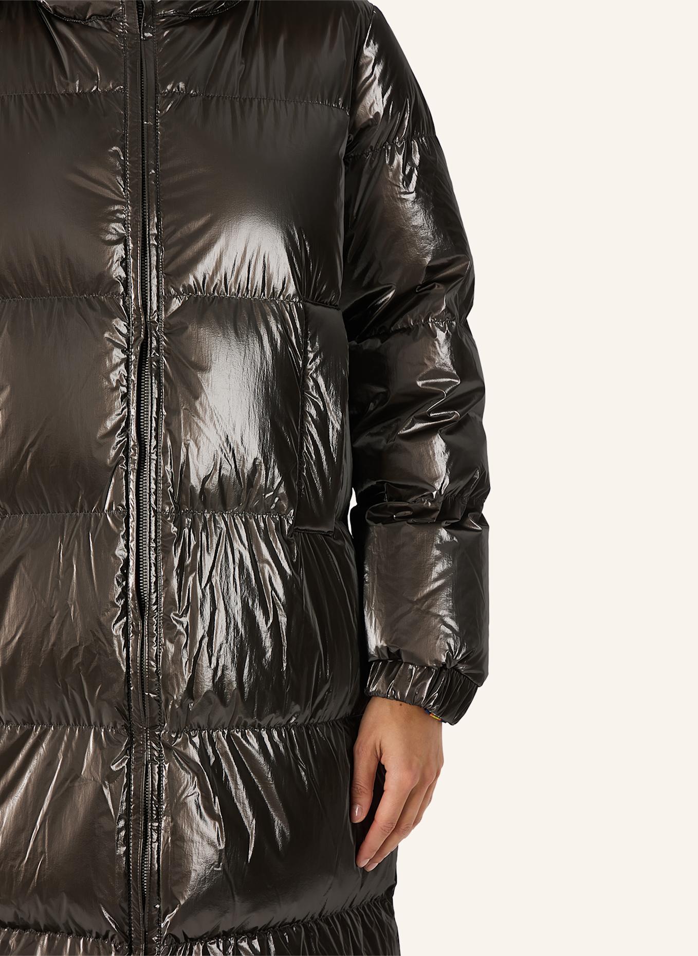K-WAY Winterjacke RUENNE THERMO PEARLY: SCHWARZ/ GRÜN