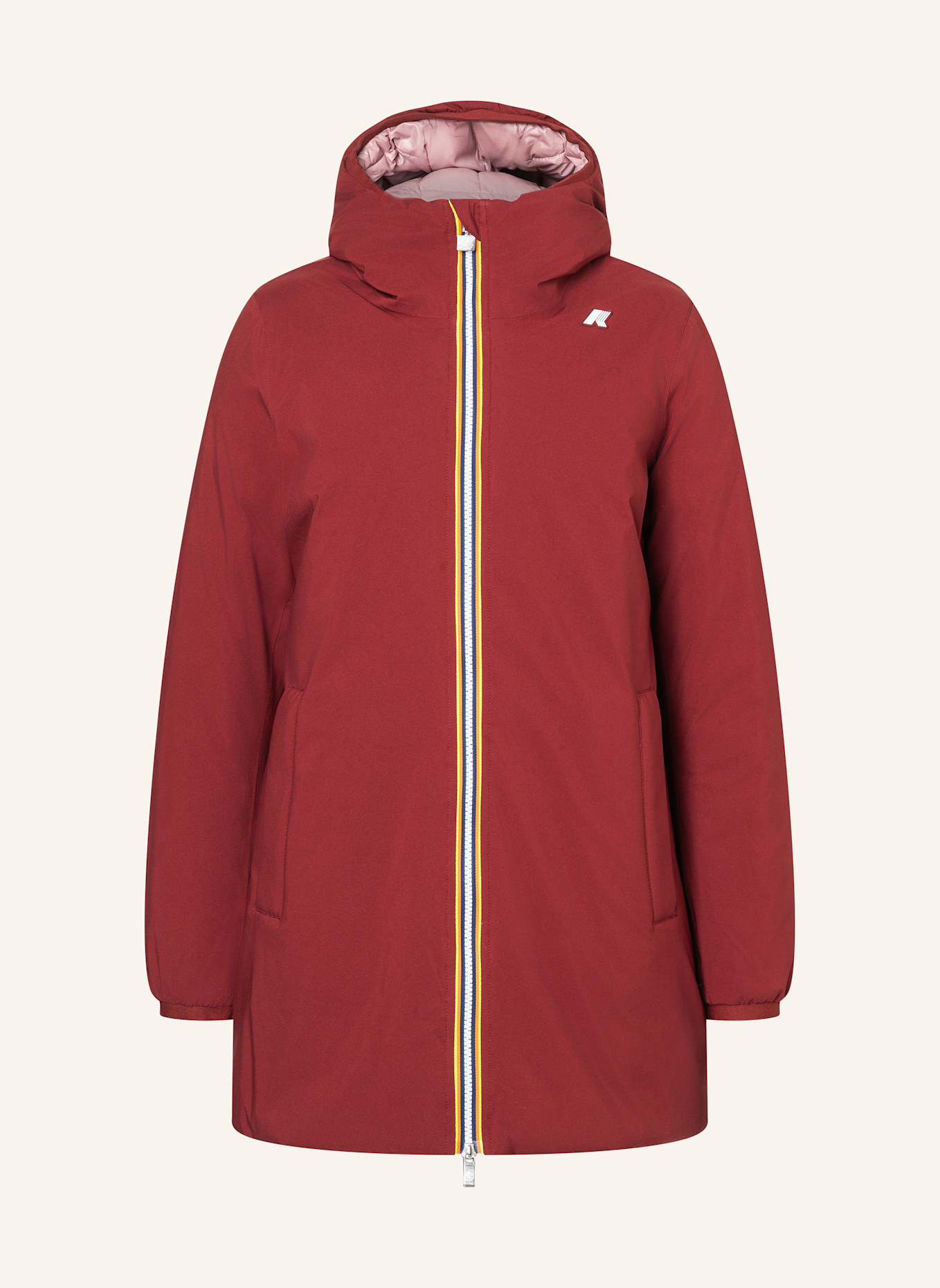K-WAY Winterjacke SOPHIE ST THERMO DOUBLE zum Wenden: ROT/ PINK