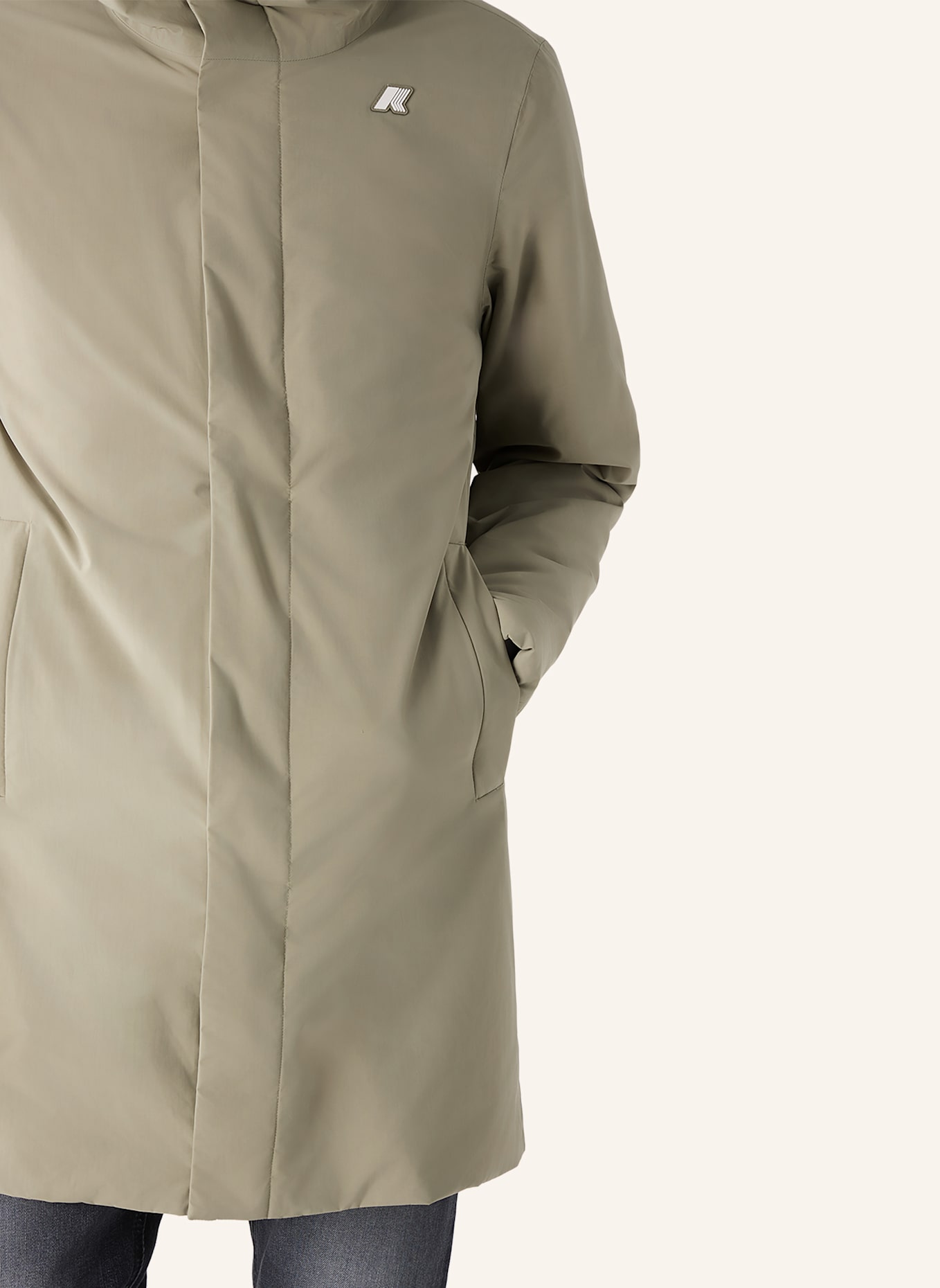 K-WAY Winterjacke THOMAS WARM OTTOMAN: GRÜN