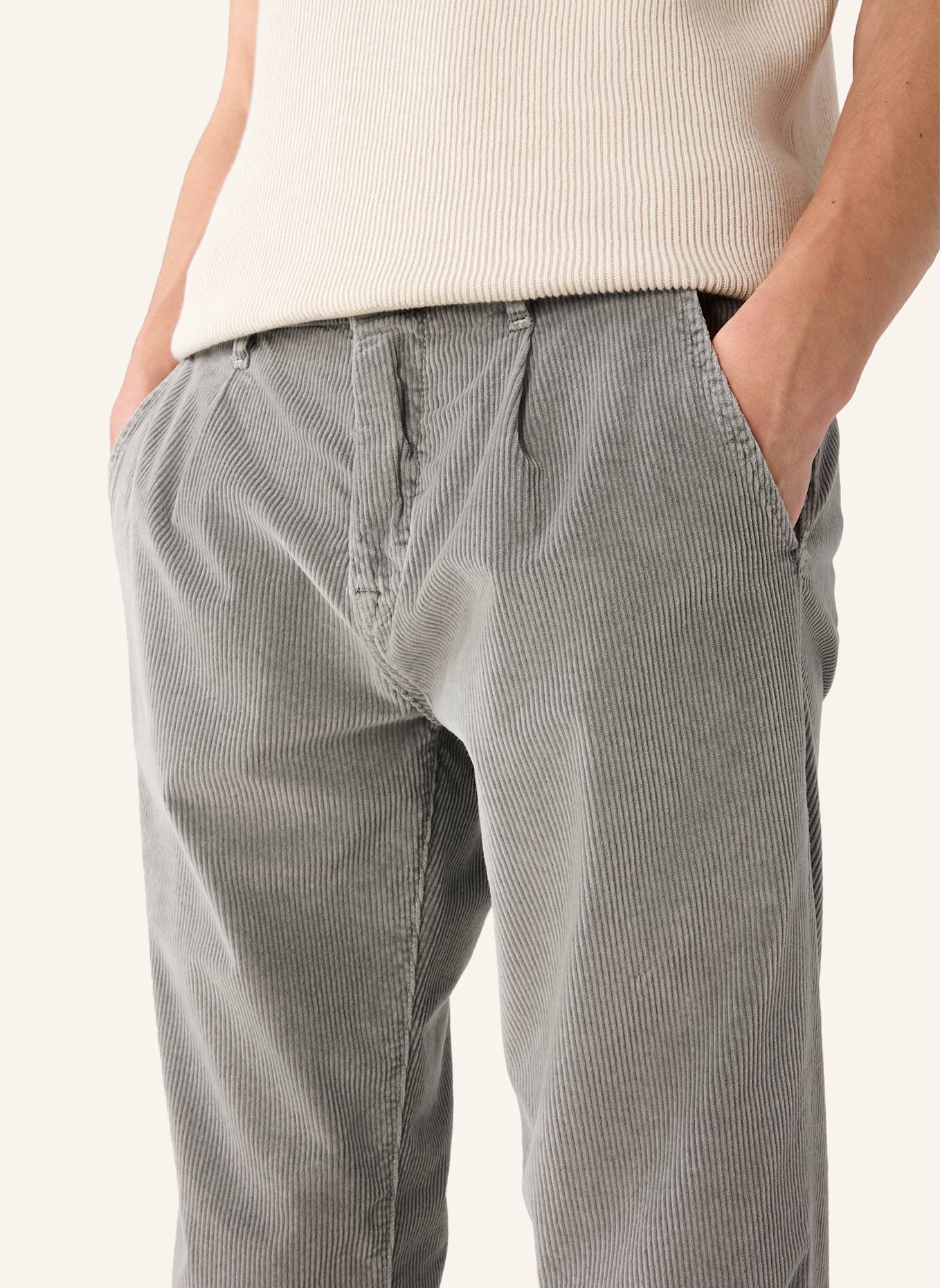 THE.NIM STANDARD Hose CORD CHINO PINCE: GRAU