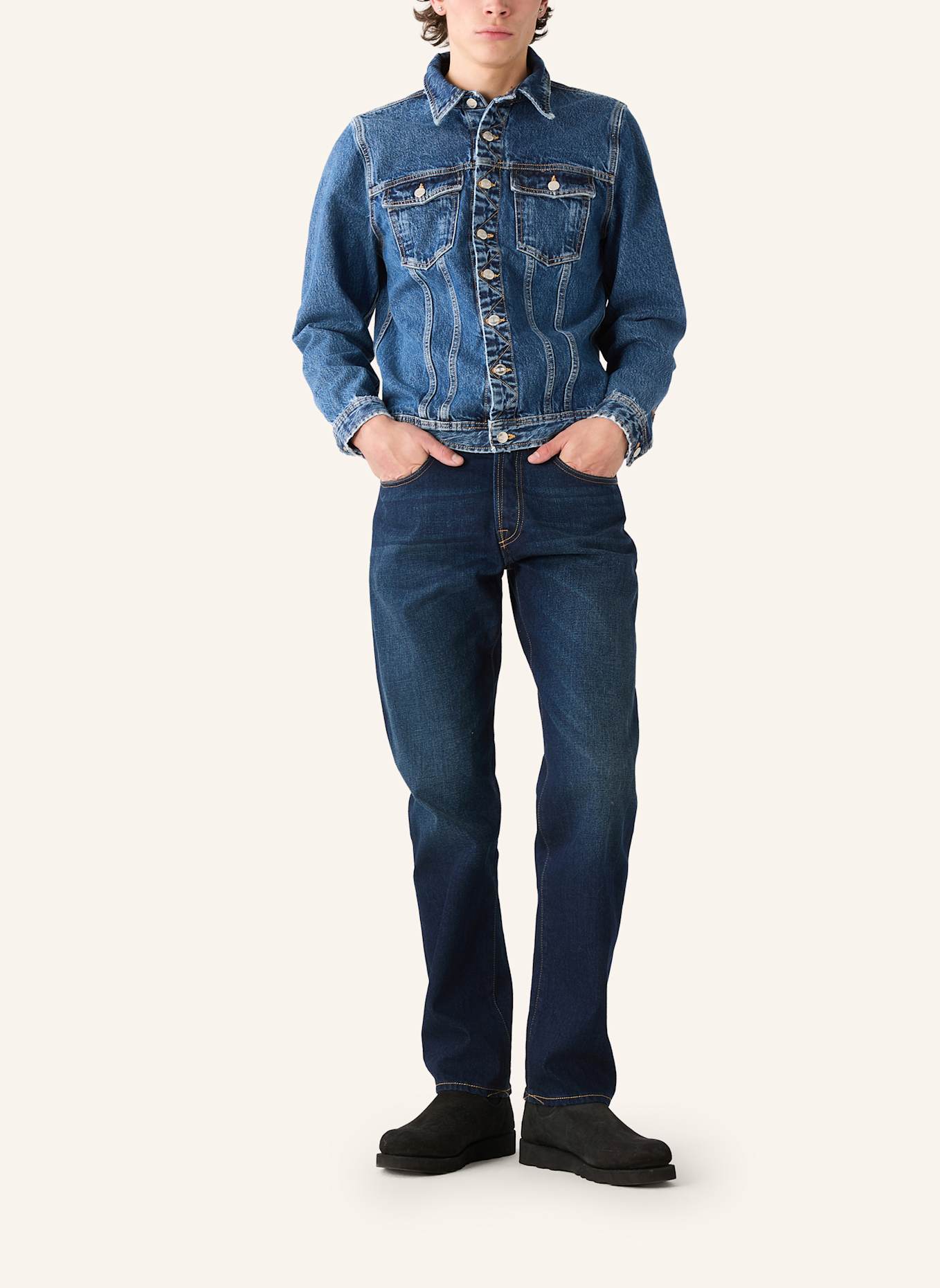 THE.NIM STANDARD Jeans REED JEANS 13oz: DEEP BLUE