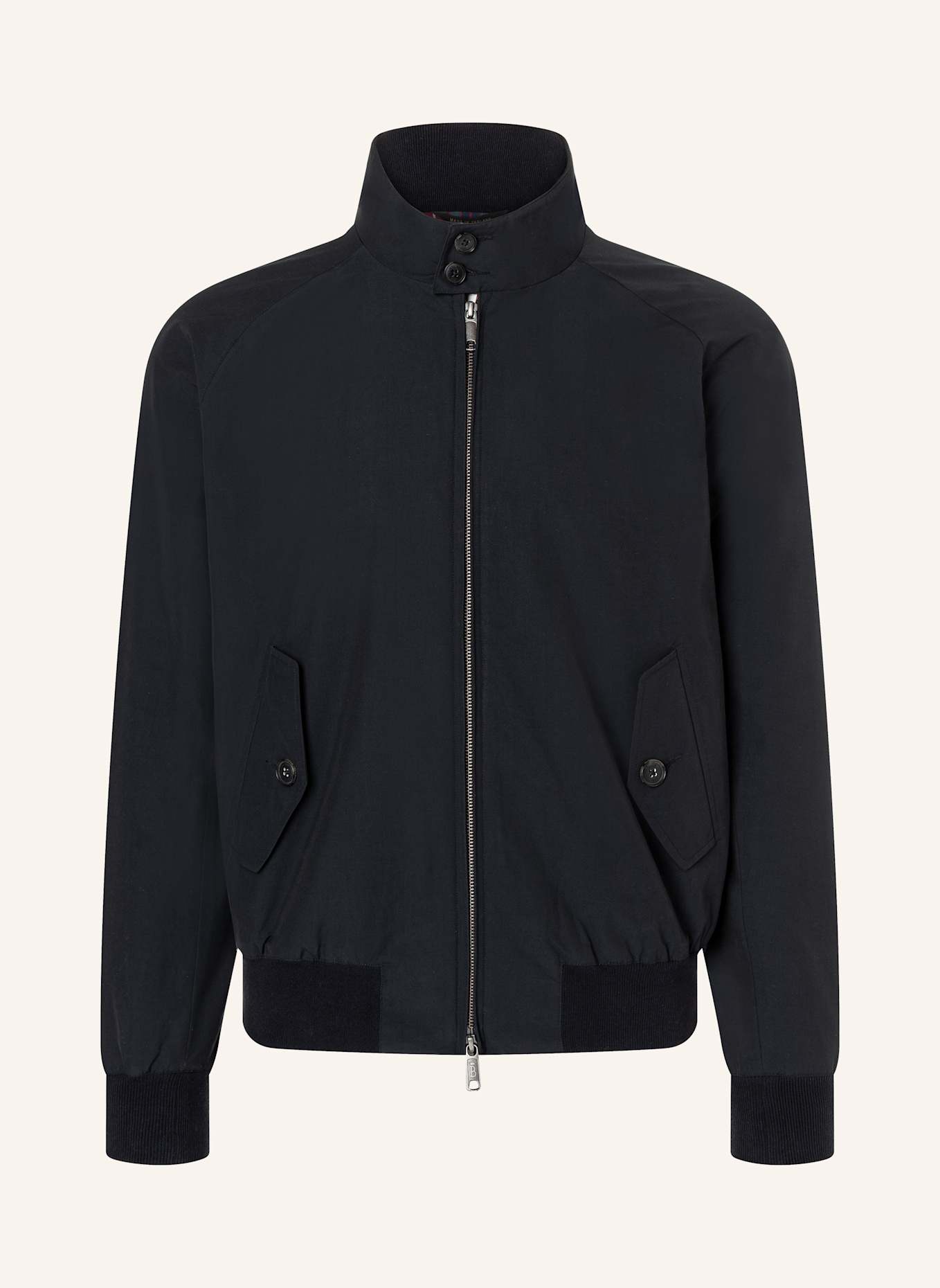 BARACUTA Jacke G9 HARRINGTON JACKET: DUNKELBLAU
