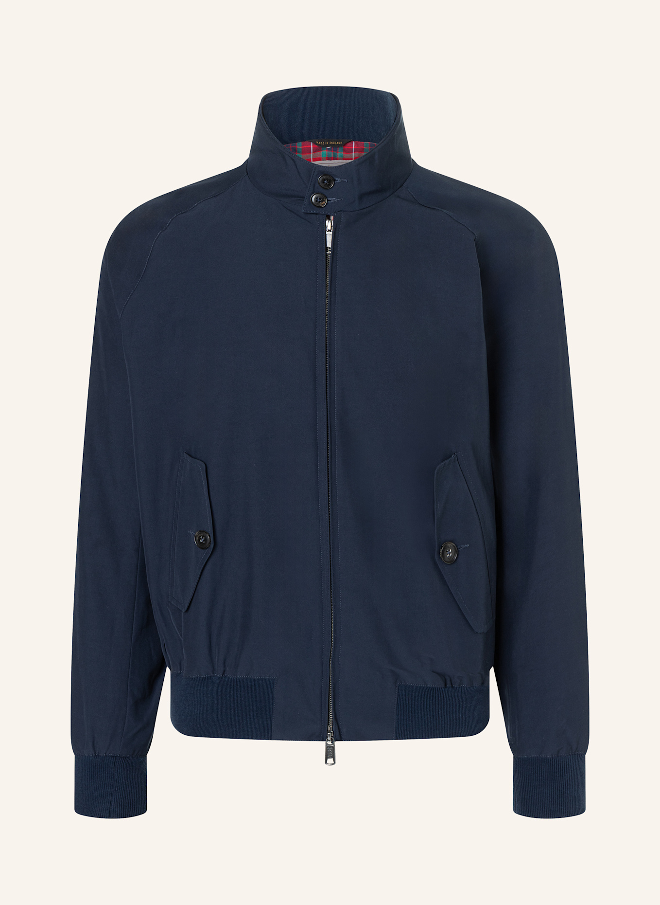 BARACUTA Jacke G9 HARRINGTON JACKET: BLAU