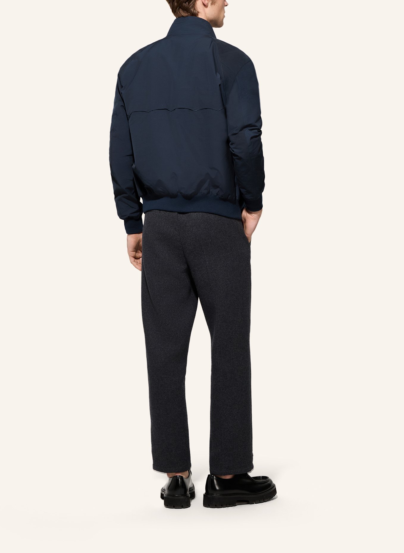 BARACUTA Jacke G9 HARRINGTON JACKET: BLAU