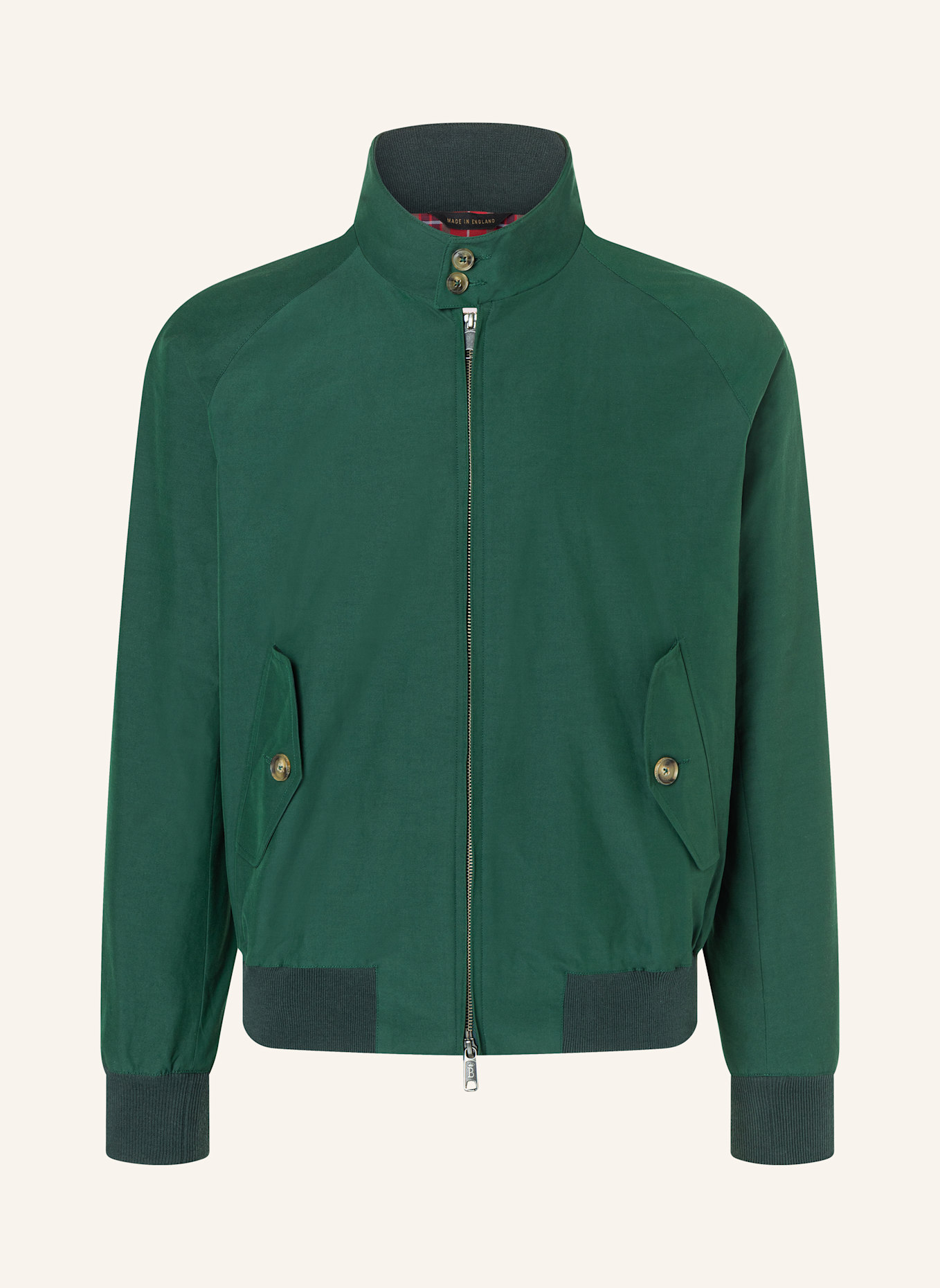 BARACUTA Jacke G9 HARRINGTON JACKET: GRÜN