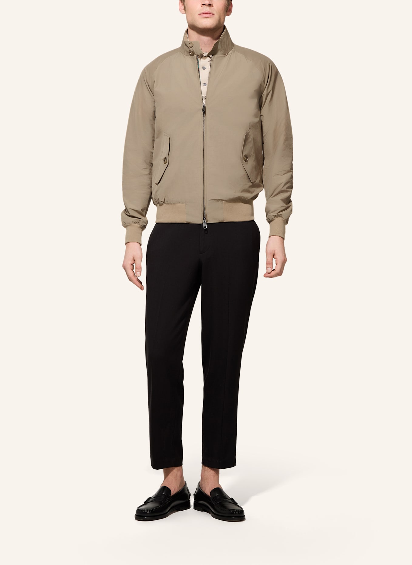 BARACUTA Jacke G9 HARRINGTON JACKET: BEIGE
