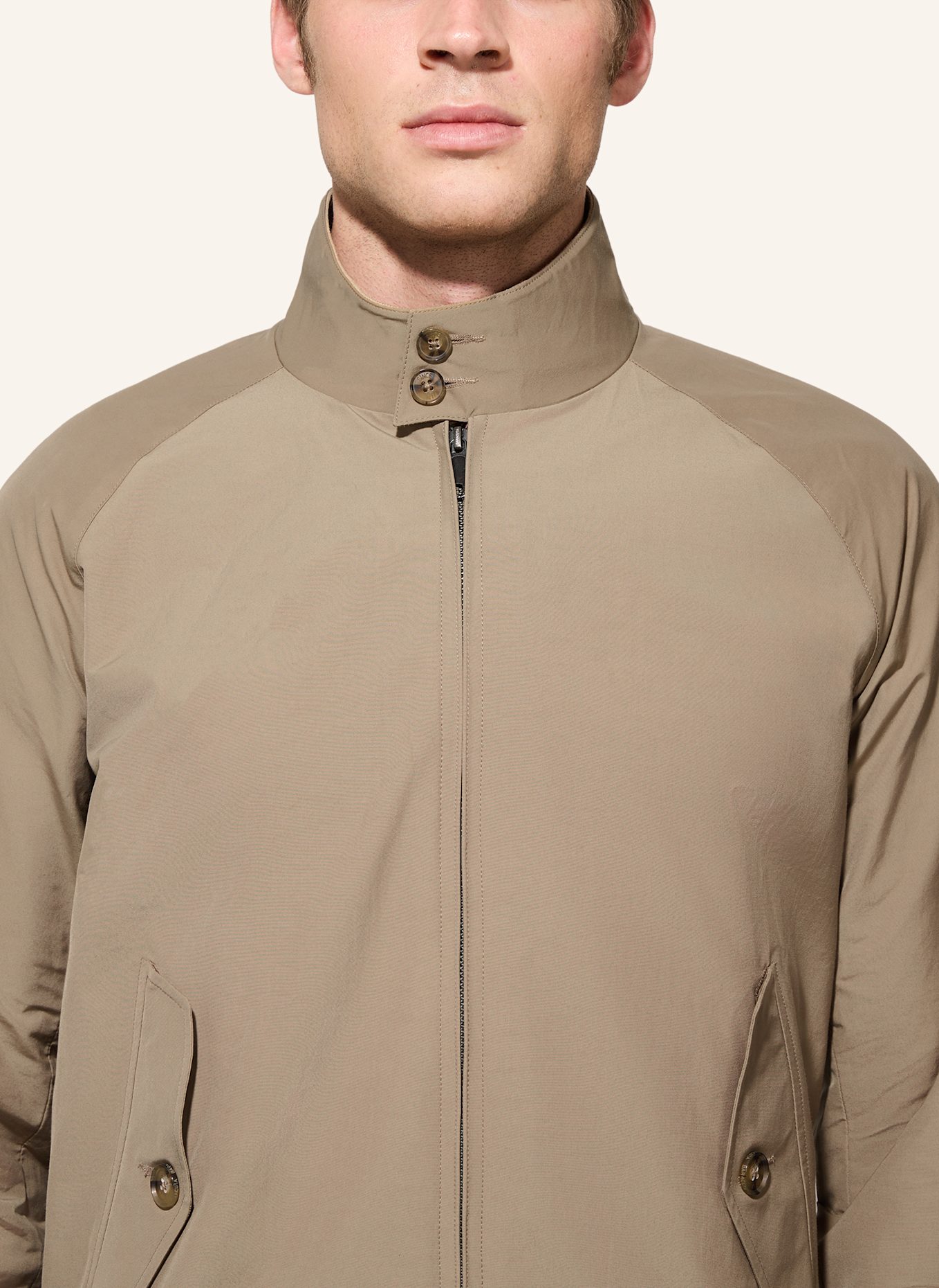 BARACUTA Jacke G9 HARRINGTON JACKET: BEIGE