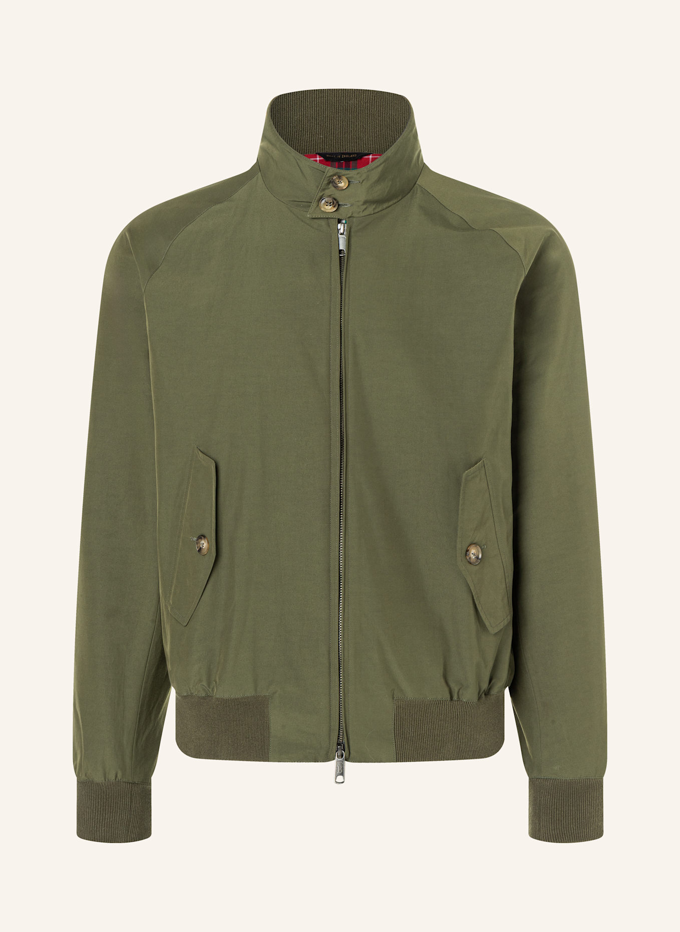 BARACUTA Jacke G9 HARRINGTON JACKET: DUNKELBRAUN