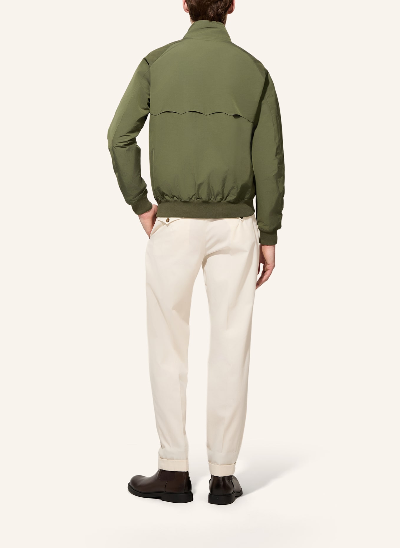 BARACUTA Jacke G9 HARRINGTON JACKET: DUNKELBRAUN