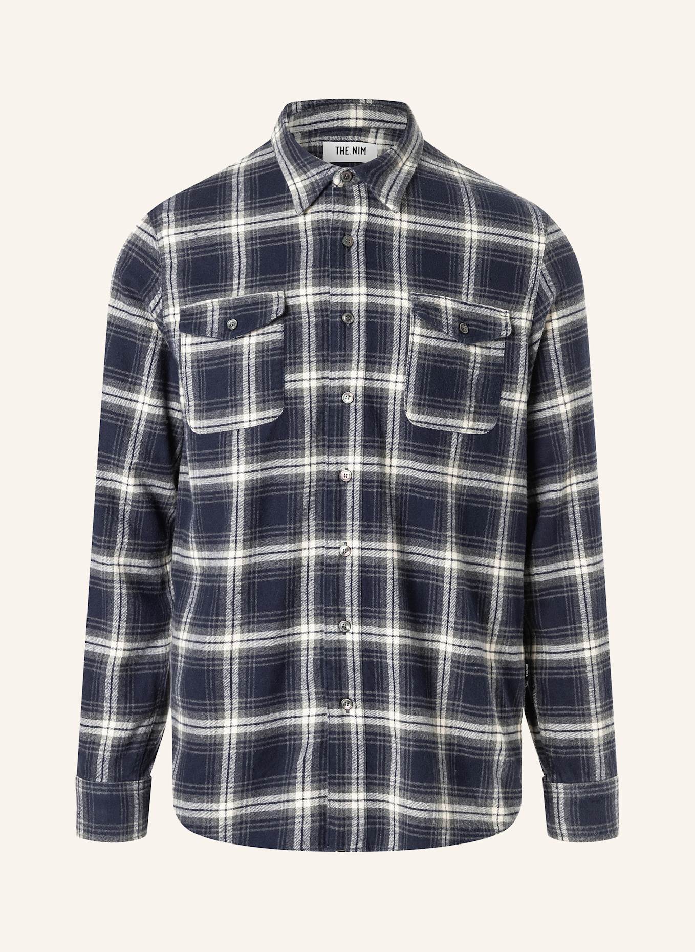 THE.NIM STANDARD Hemd DETROIT SHIRT: BLAU