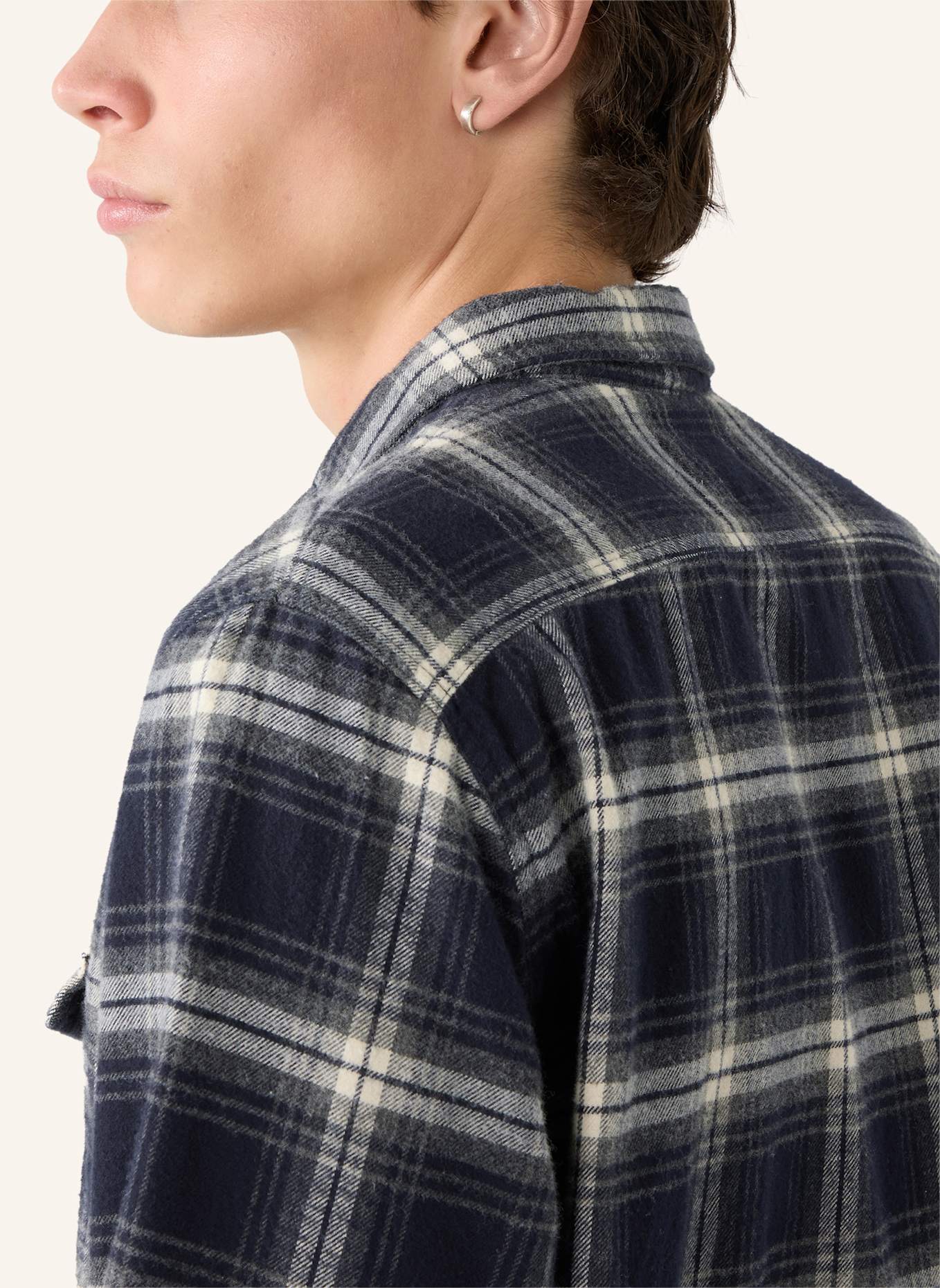 THE.NIM STANDARD Hemd DETROIT SHIRT: BLAU