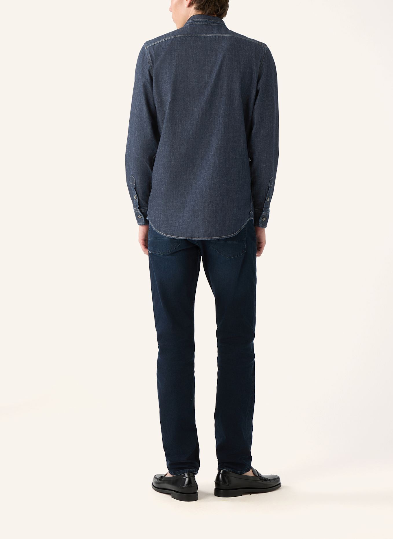 THE.NIM STANDARD Hemd DETROIT SHIRT: BLAU