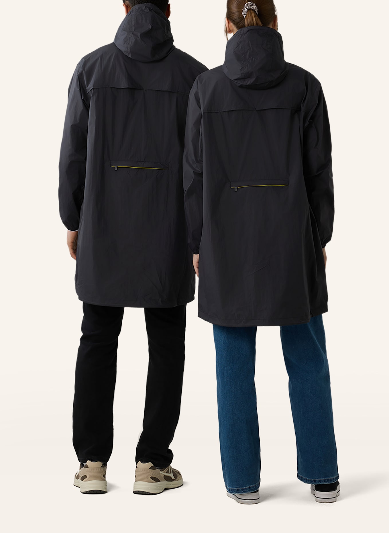 K-WAY Regenmantel LE VRAI 4.0 EIFFEL EAST: SCHWARZ