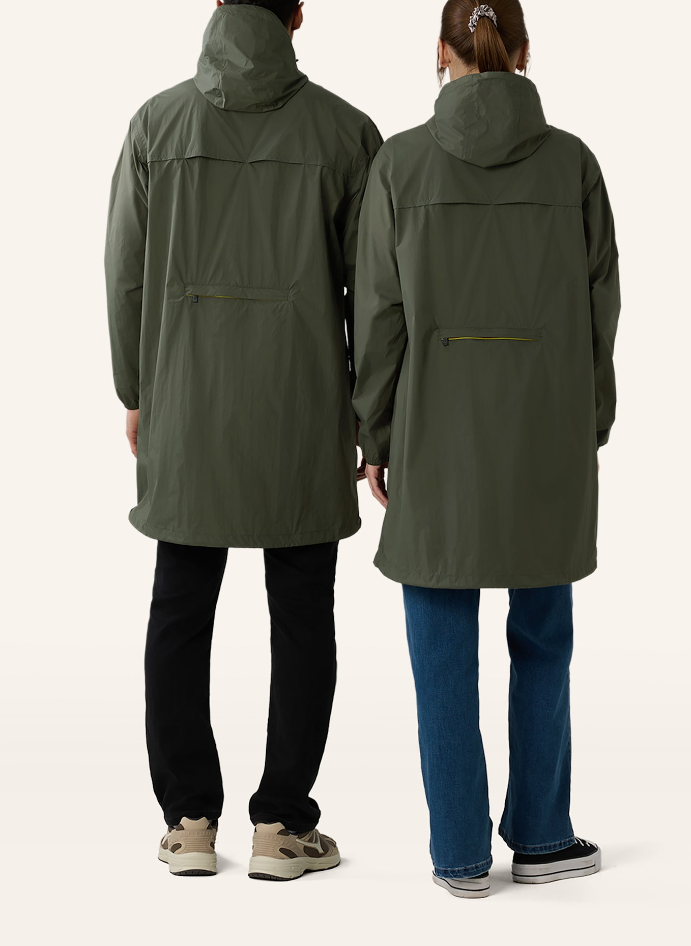 K-WAY Regenmantel LE VRAI 4.0 EIFFEL EAST: DUNKELGRÜN