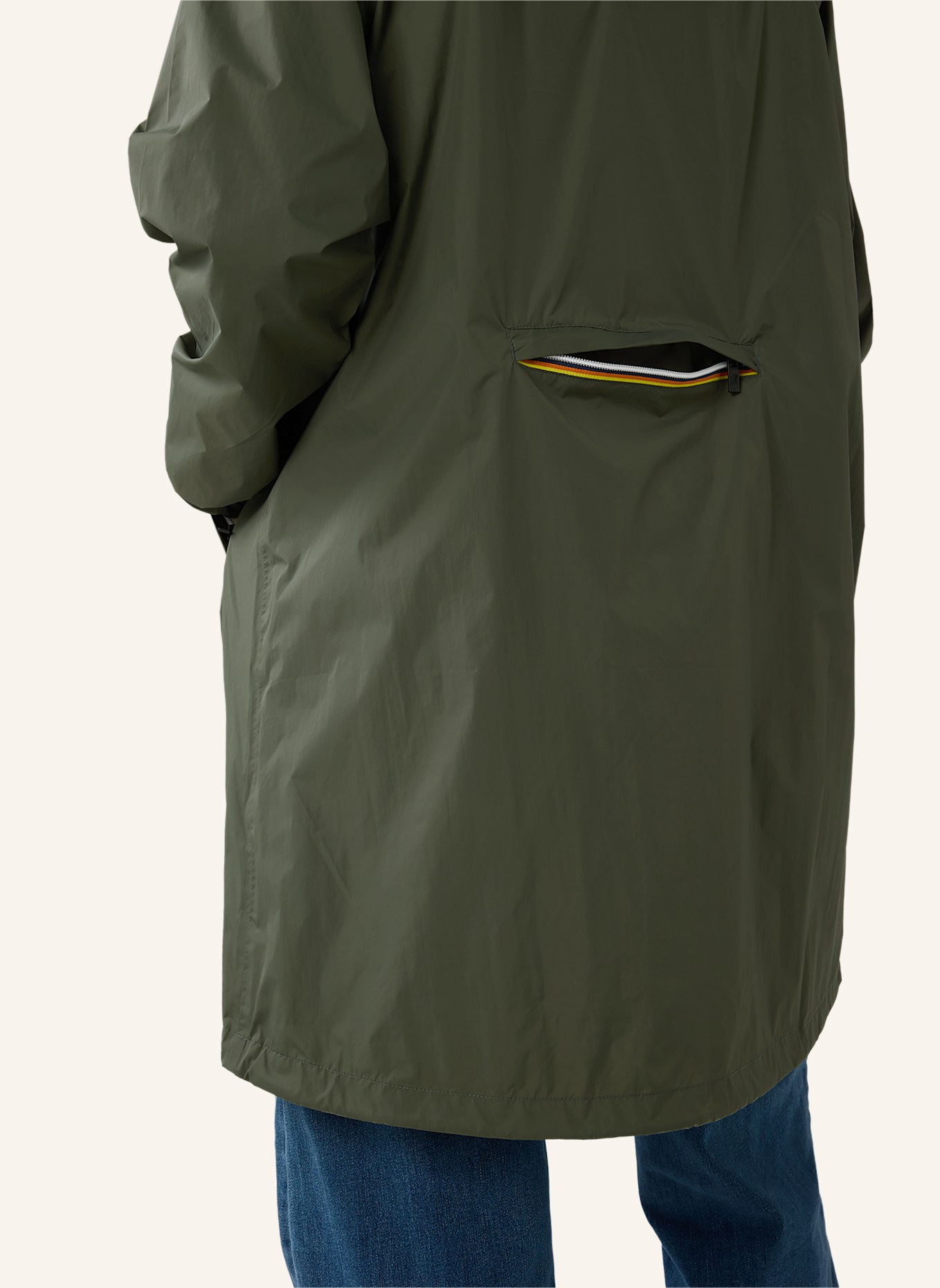 K-WAY Regenmantel LE VRAI 4.0 EIFFEL EAST: DUNKELGRÜN