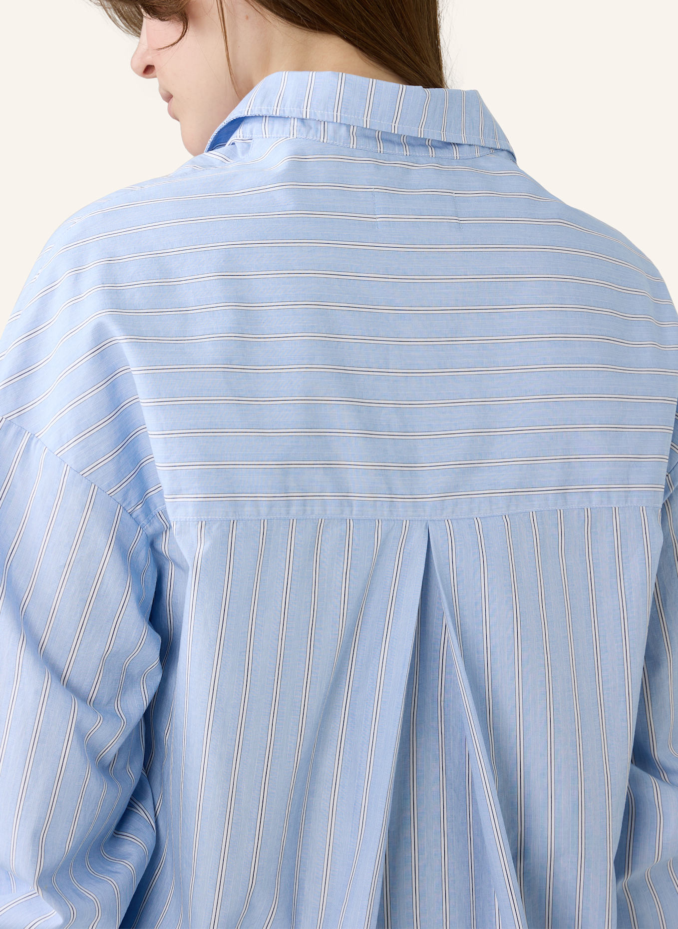 THE.NIM STANDARD Hemd WOMAN OVERSIZE COTTON SHIRT: WEISS