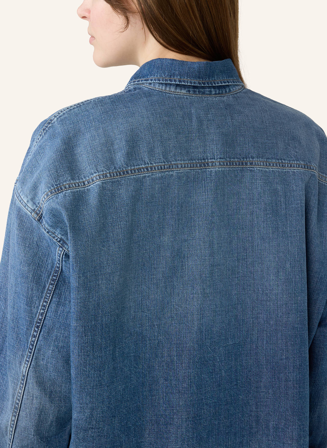 THE.NIM STANDARD Hemd WOMAN BOXY SHIRT: HELLBLAU