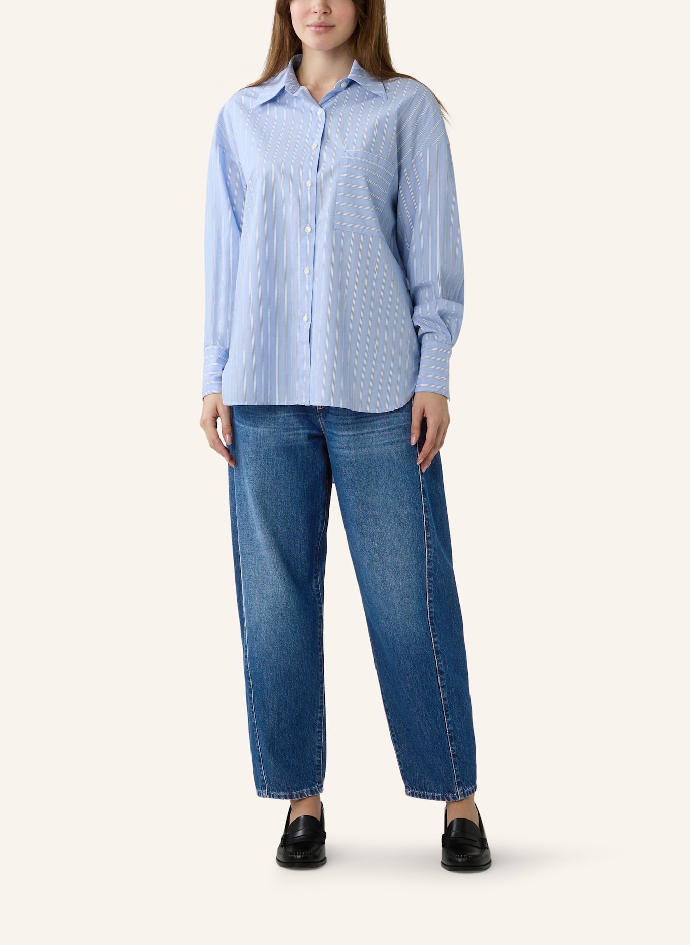 THE.NIM STANDARD Jeans ELLA JEANS 12 oz: PURE MID BLUE