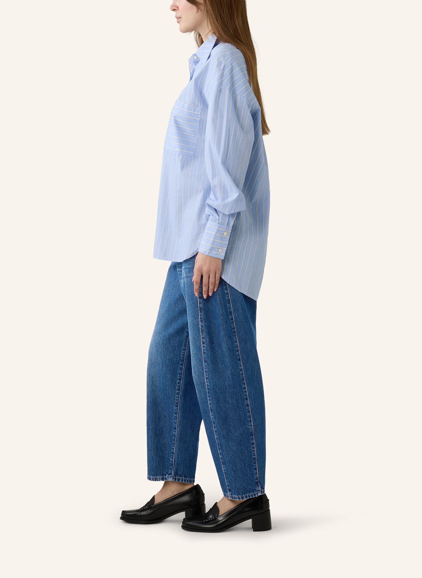 THE.NIM STANDARD Jeans ELLA JEANS 12 oz: PURE MID BLUE