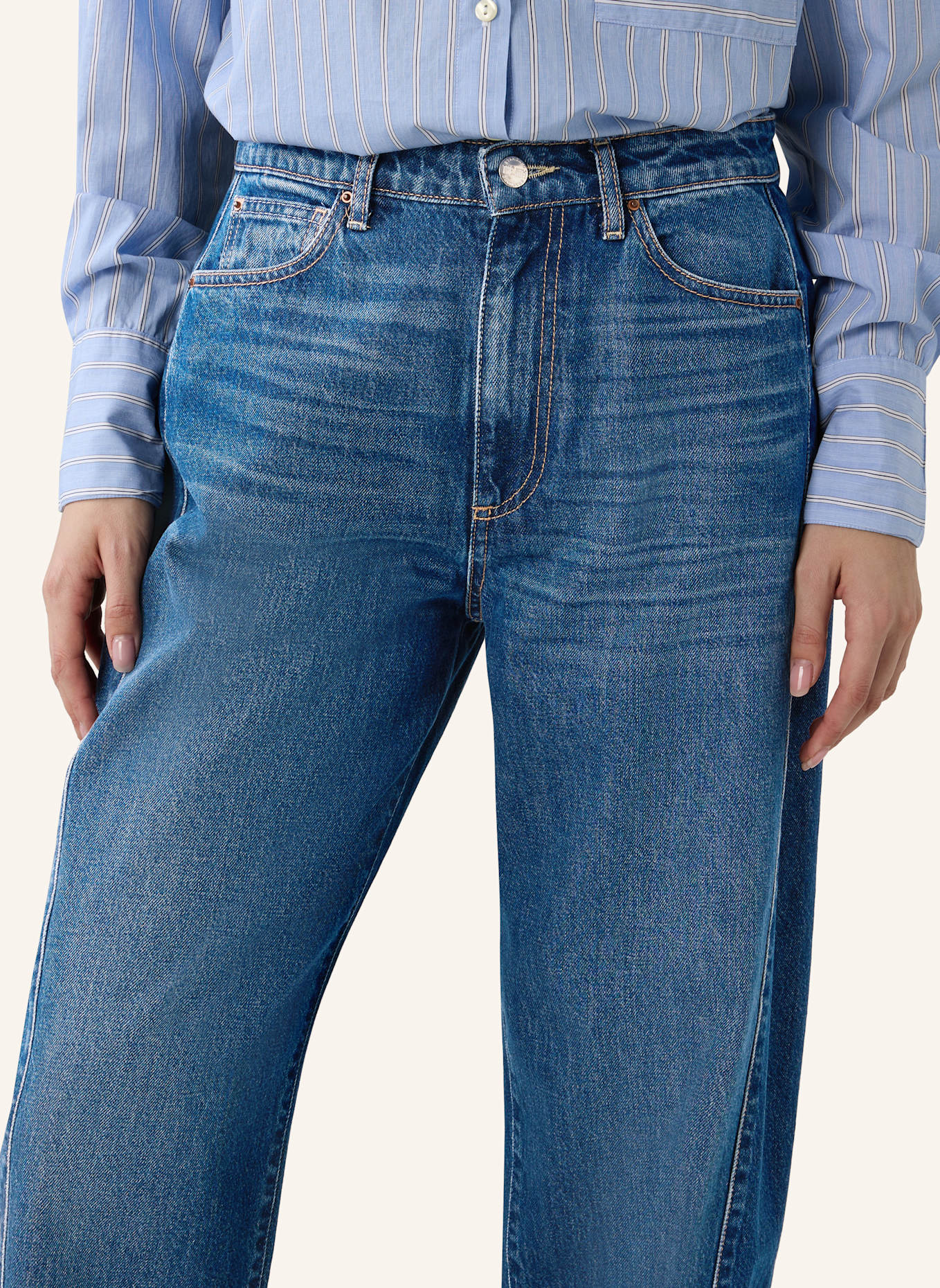 THE.NIM STANDARD Jeans ELLA JEANS 12 oz: PURE MID BLUE