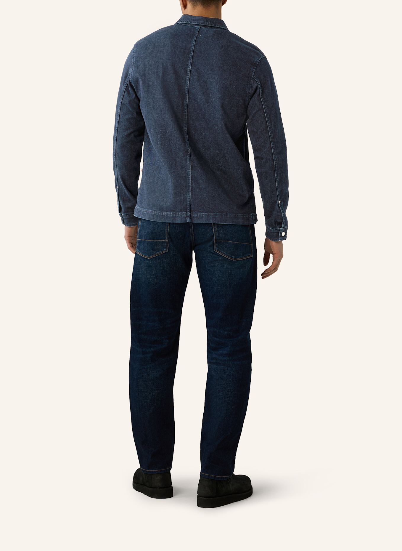 THE.NIM STANDARD Overshirt MAN OVERSHIRT 9oz: GRAU