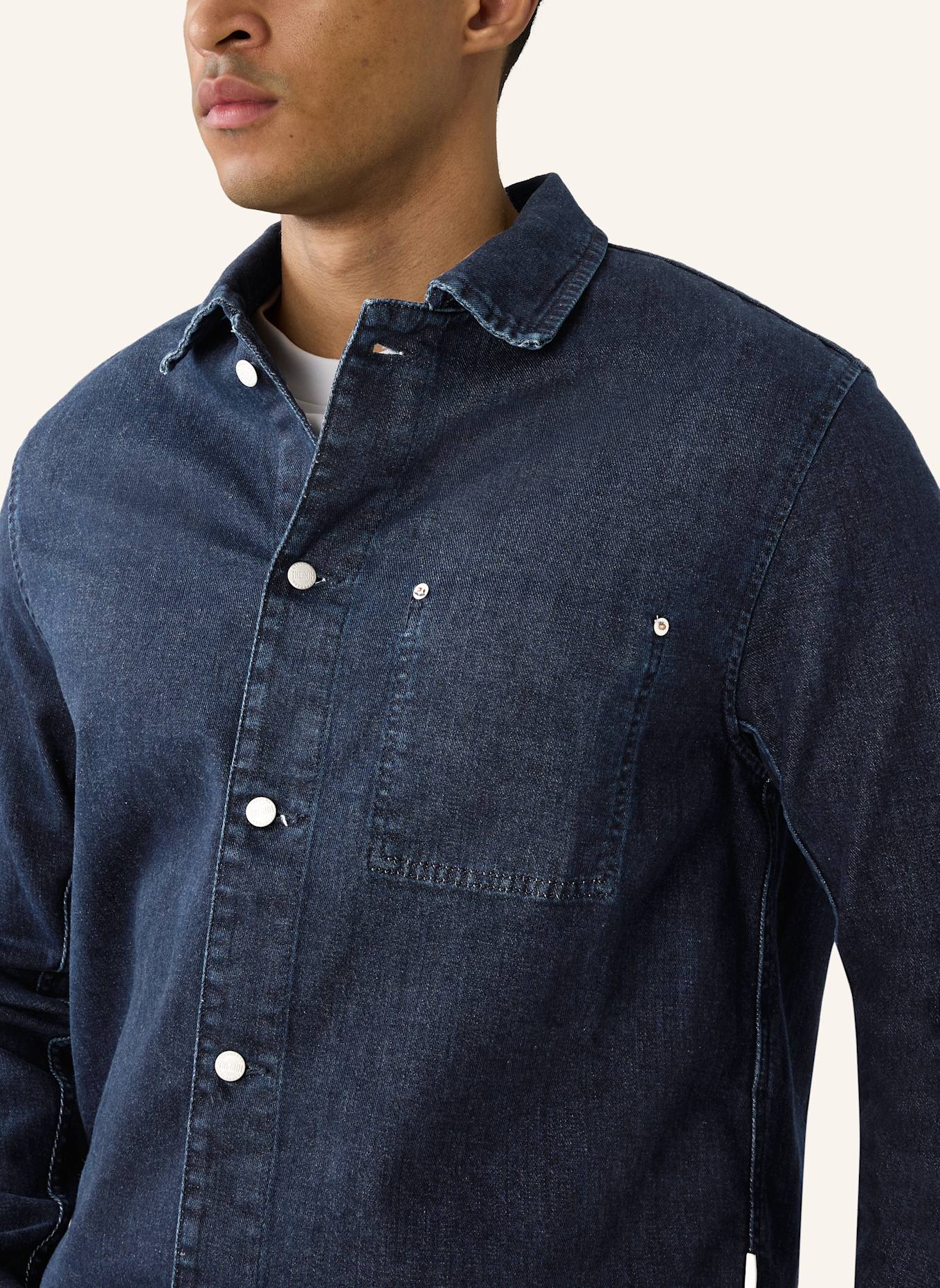 THE.NIM STANDARD Overshirt MAN OVERSHIRT 9oz: GRAU