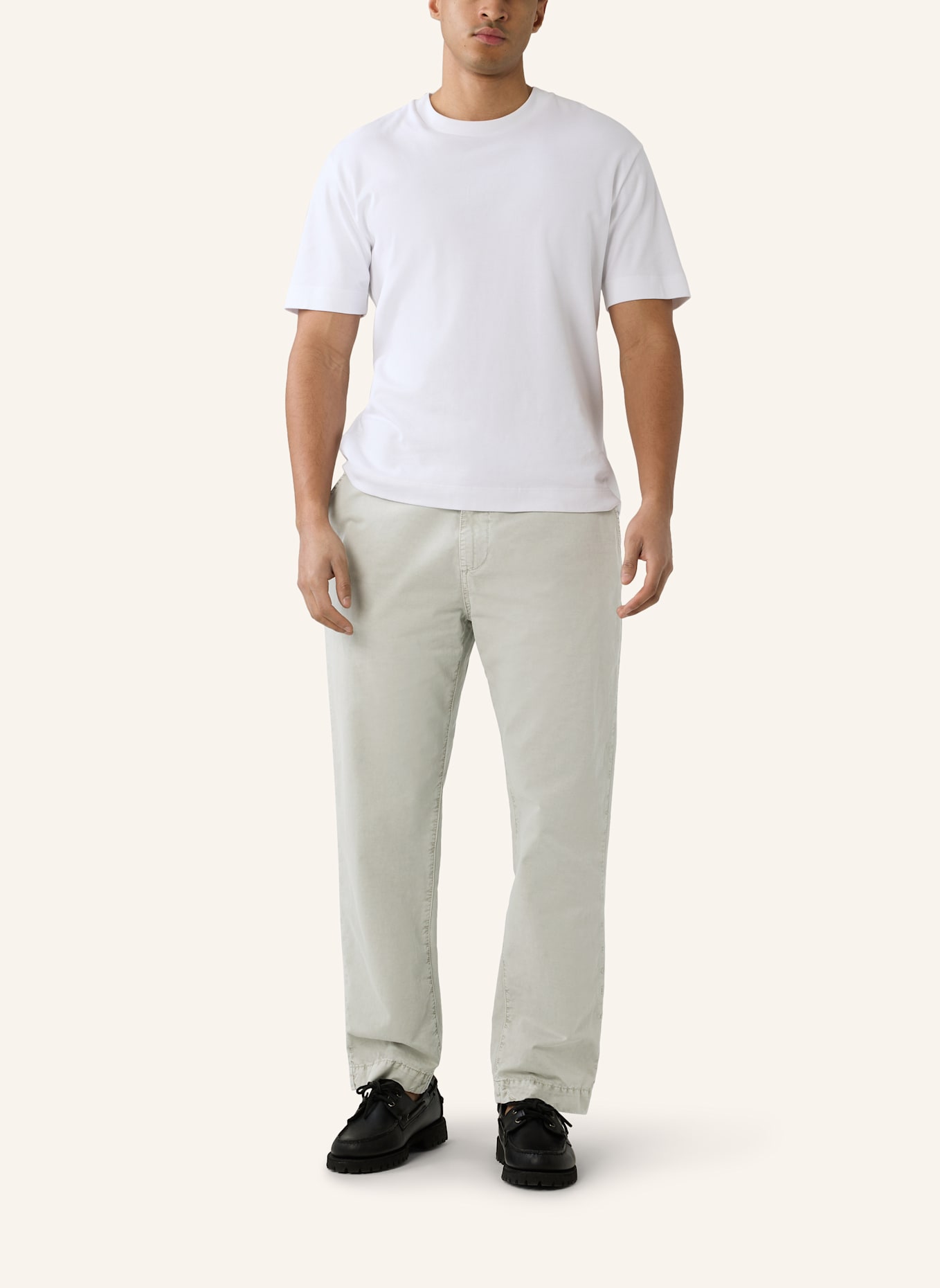 THE.NIM STANDARD Hose CARROT FLAT FRONT PANT: GRÜN