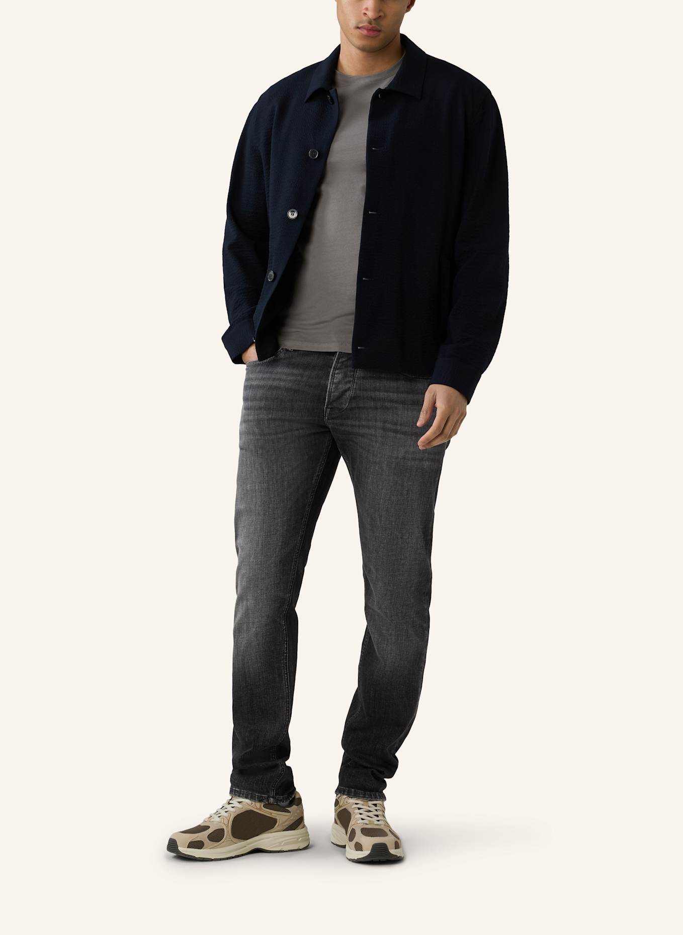 THE.NIM STANDARD Jeans MORRISON JEANS 11,5 oz: GRAY BLACK