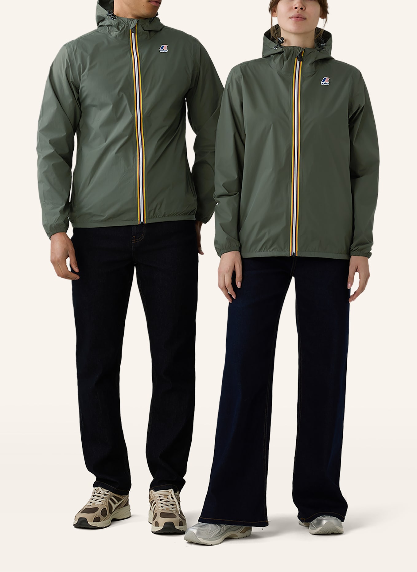 K-WAY Funktionsjacke LE VRAI 4.0 CLAUDE: DUNKELGRÜN