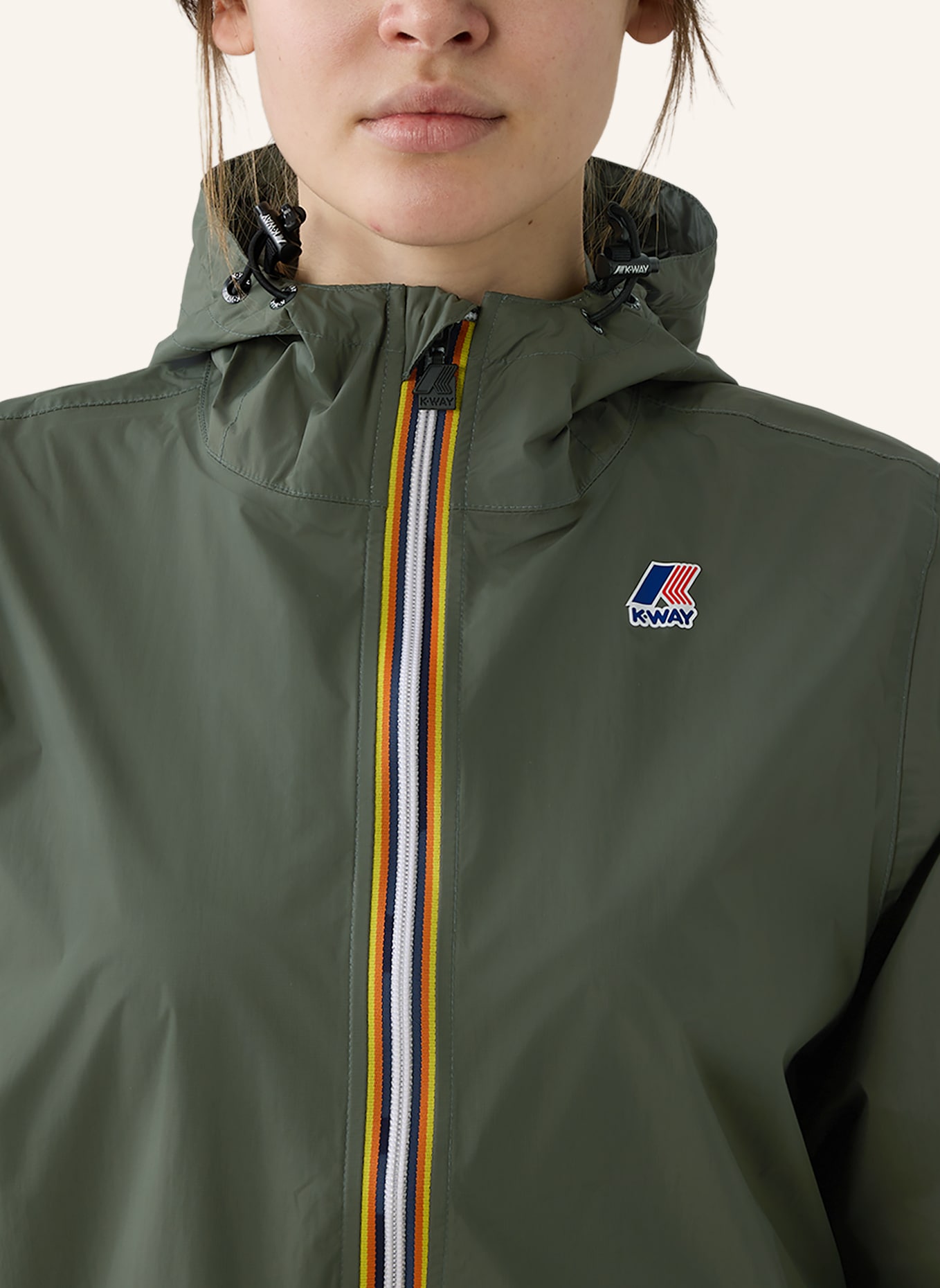 K-WAY Funktionsjacke LE VRAI 4.0 CLAUDE: DUNKELGRÜN