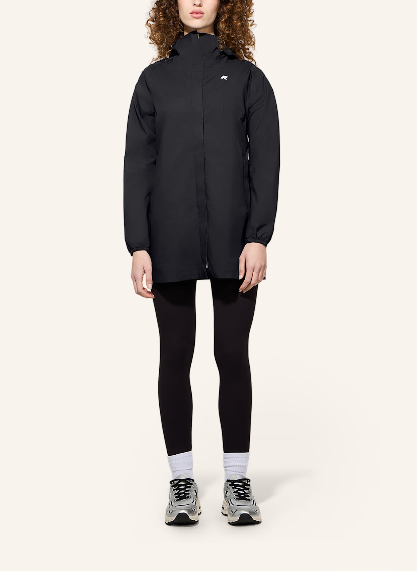 K-WAY Funktionsjacke SOPHIE STRETCH DOT: SCHWARZ