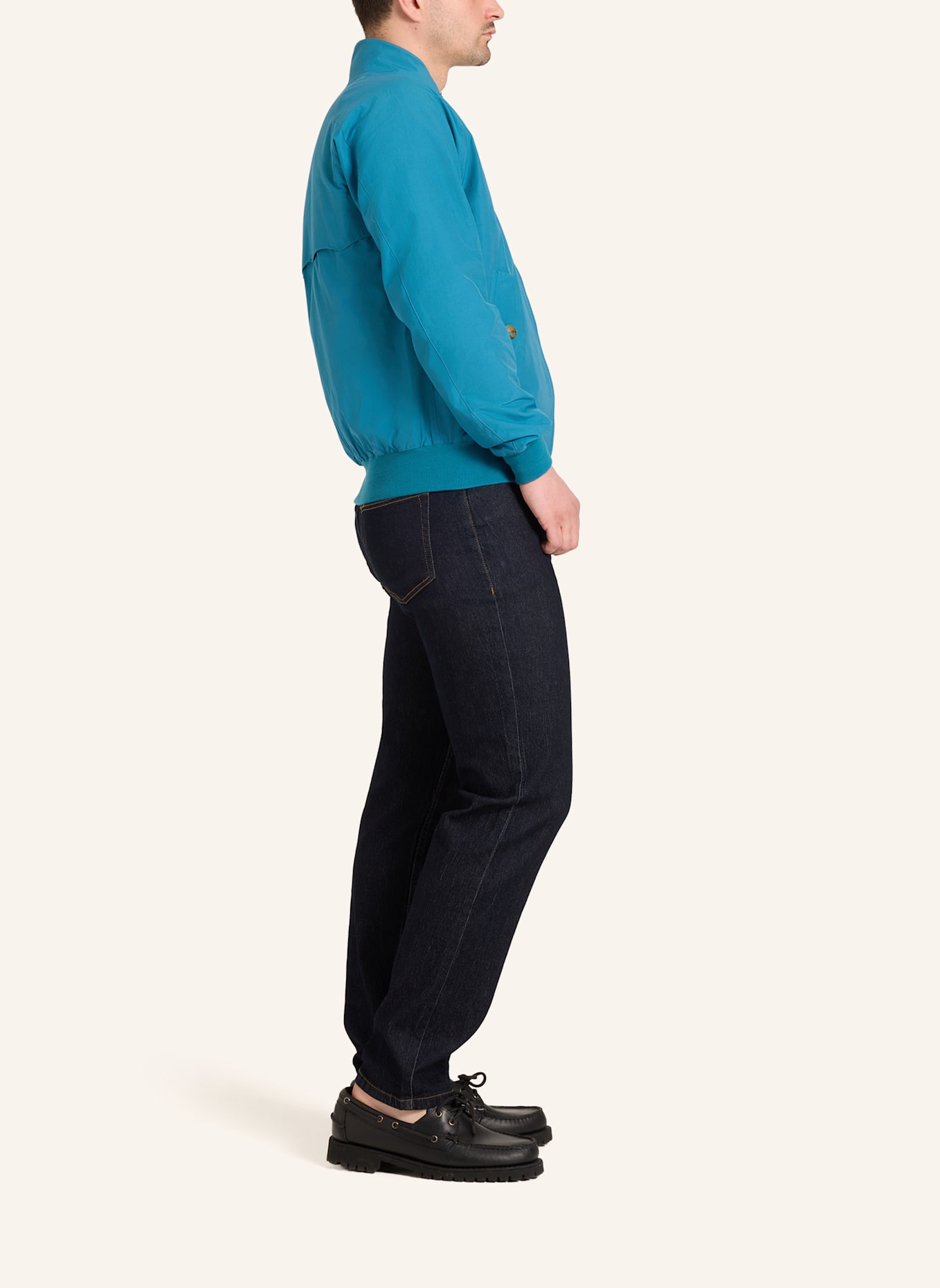 BARACUTA Jacke G9 HARRINGTON JACKET: HELLBLAU