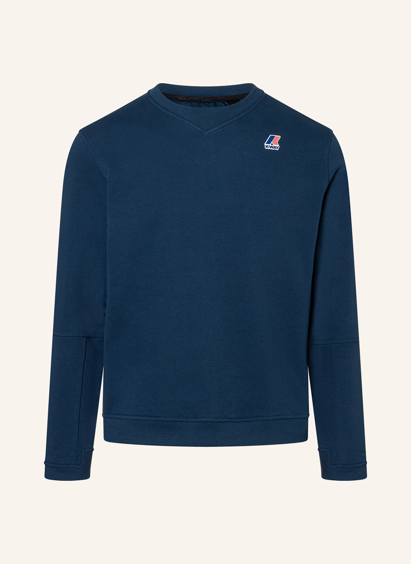 K-WAY Sweatshirt NAEL POLY COTTON: BLAU