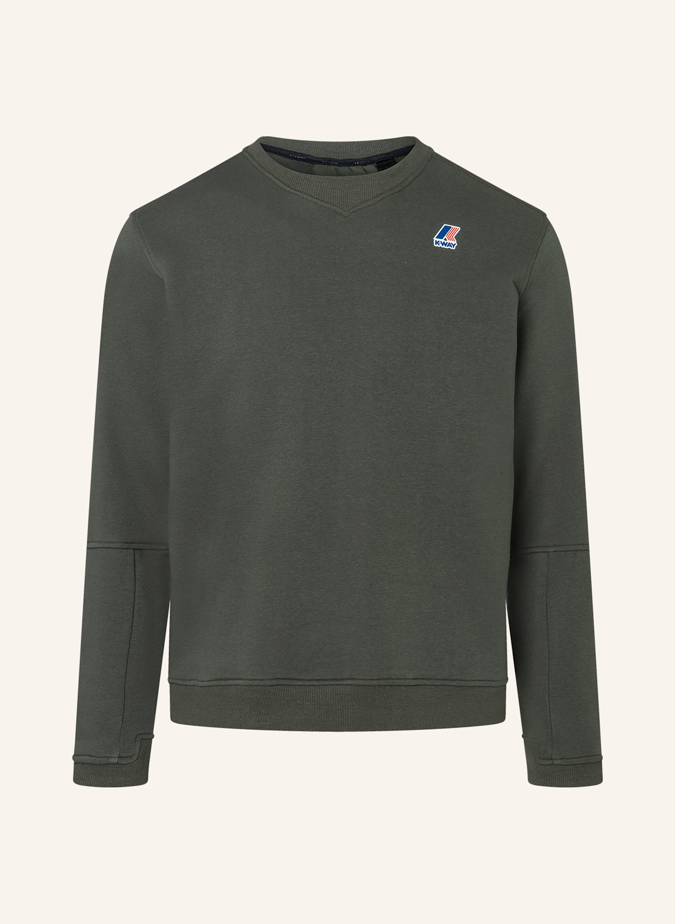 K-WAY Sweatshirt NAEL POLY COTTON: GRÜN