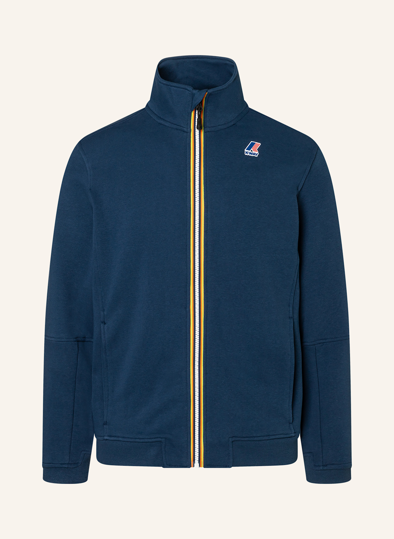 K-WAY Sweatjacke PEPIN POLY COTTON: BLAU
