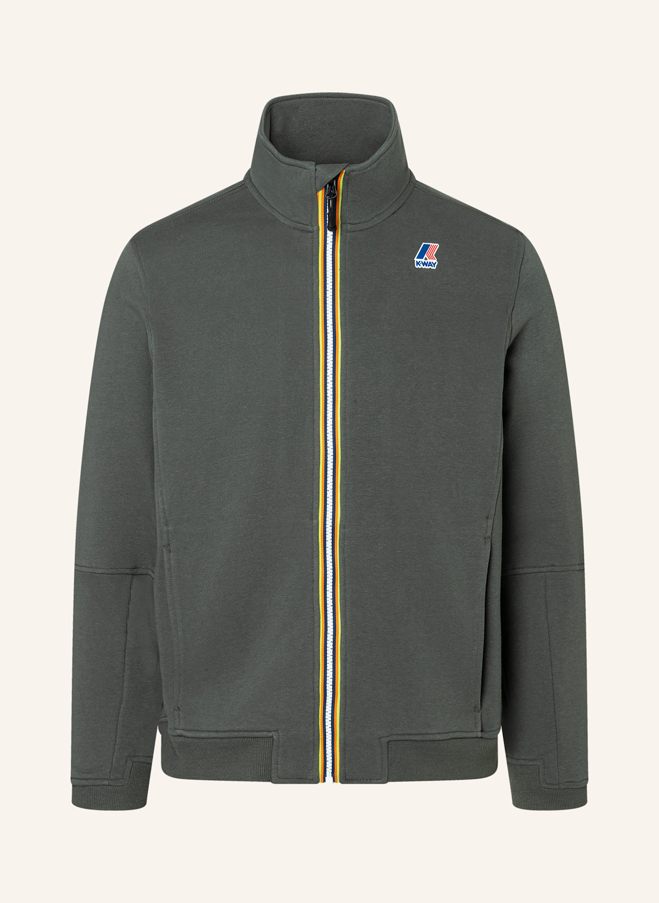 K-WAY Sweatjacke PEPIN POLY COTTON: GRÜN