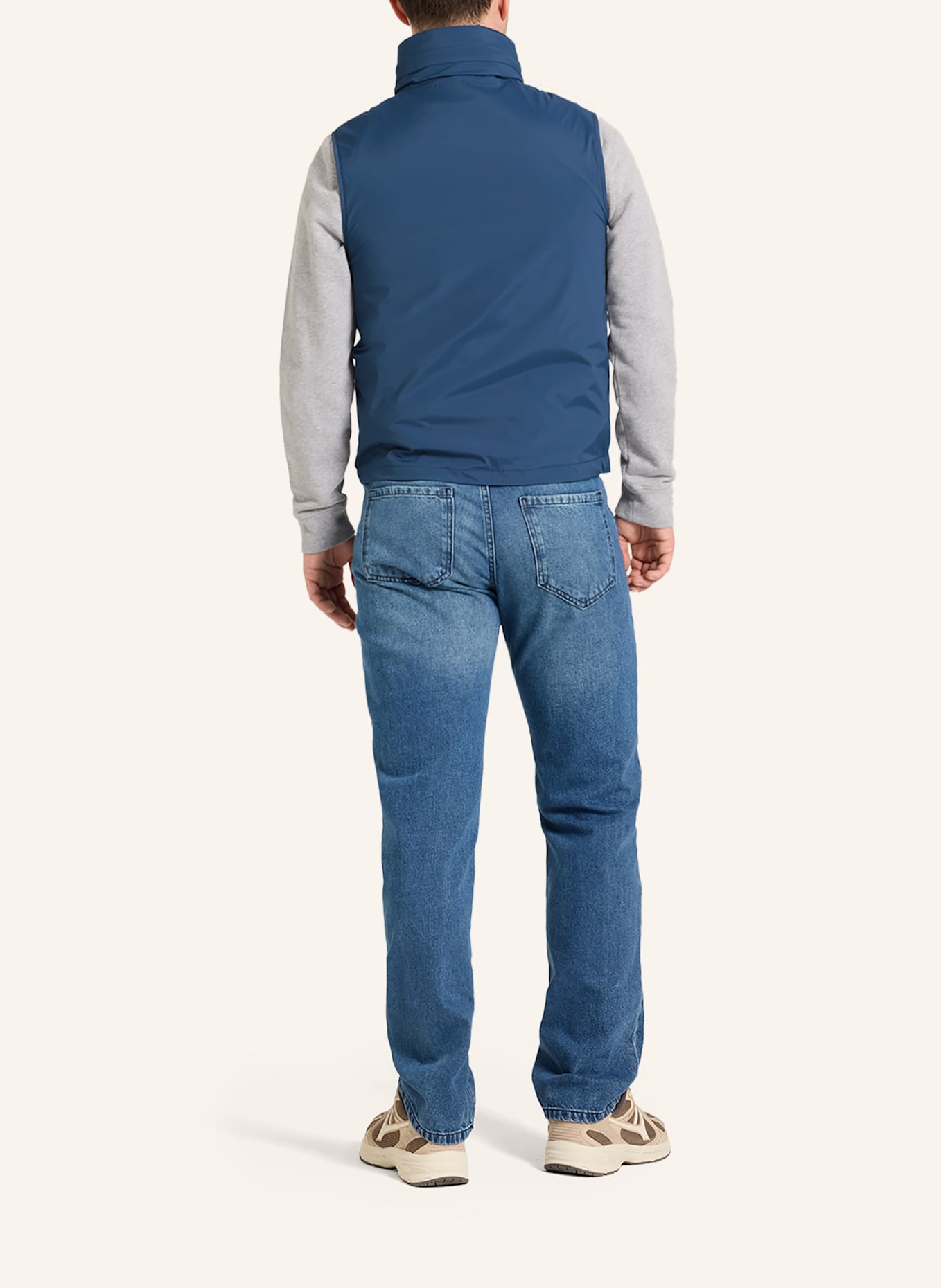 K-WAY Funktionsweste VALEN STRETCH NYLON JERSEY: BLAU