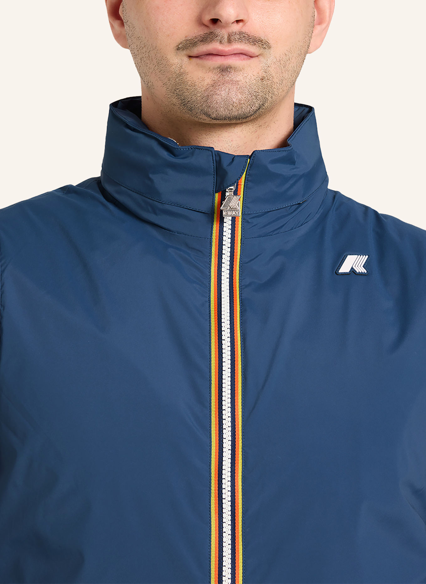 K-WAY Funktionsweste VALEN STRETCH NYLON JERSEY: BLAU