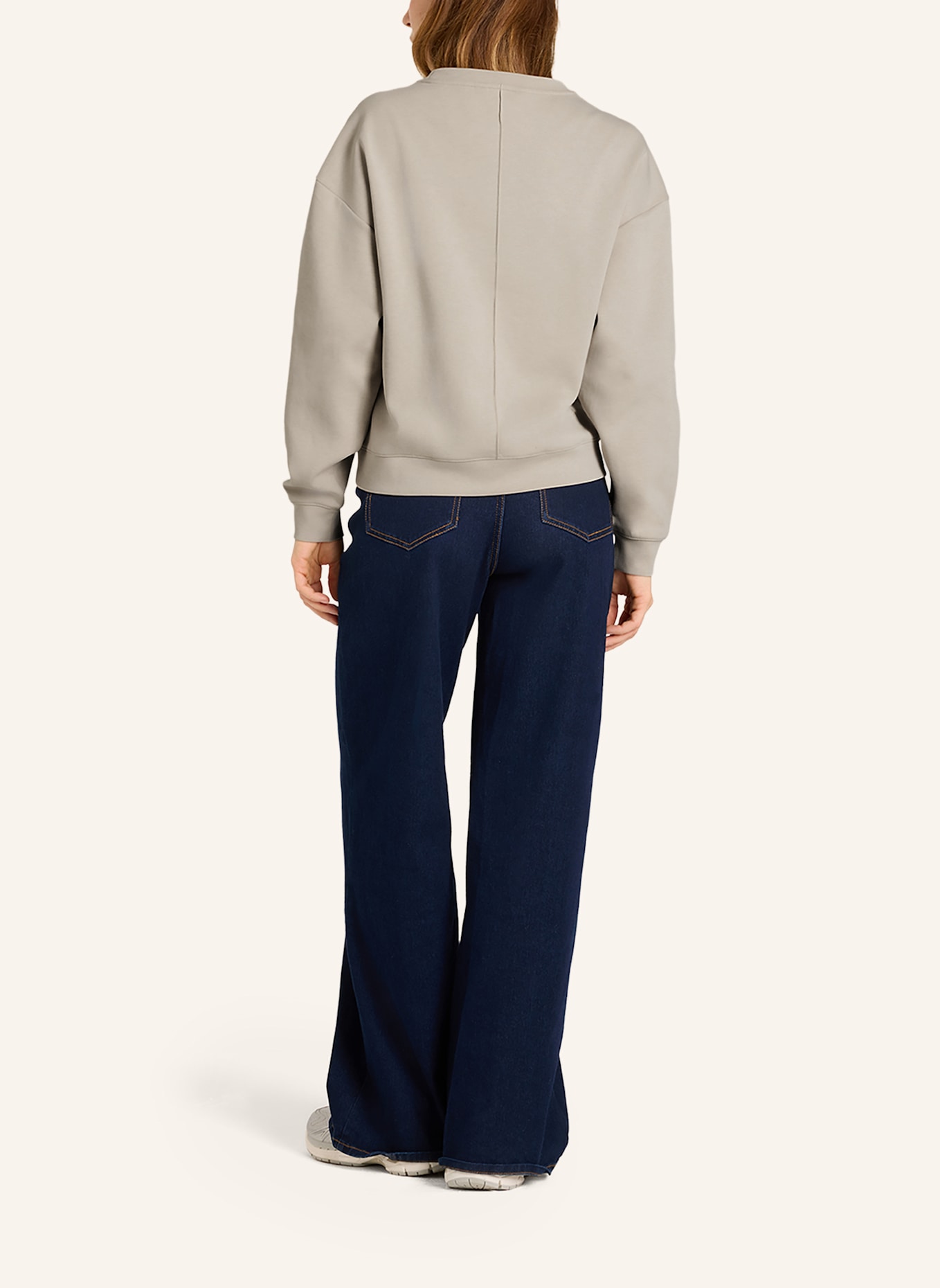 K-WAY Sweatshirt LOIZELLE INTERLOCK: BEIGE