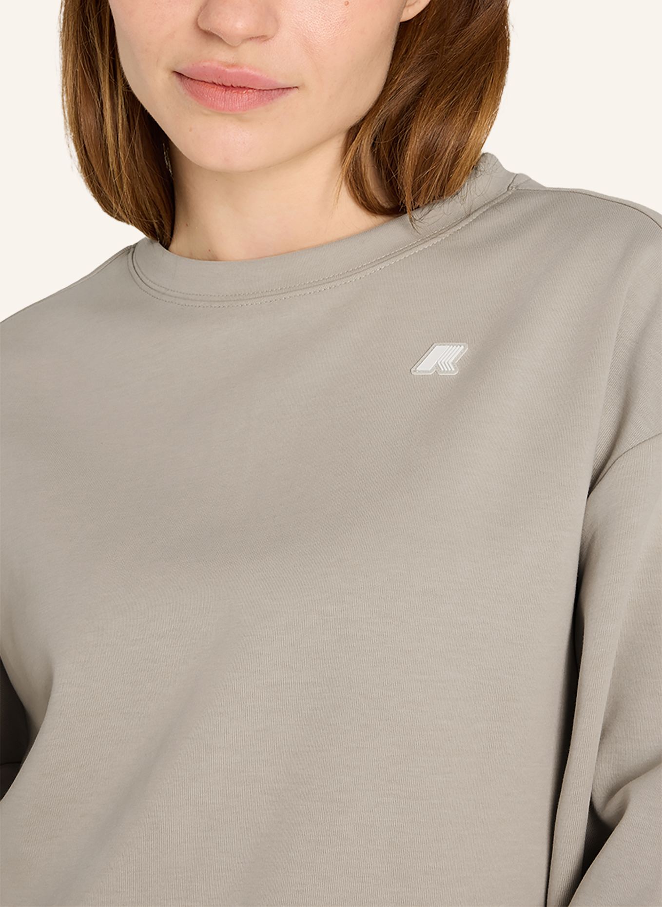 K-WAY Sweatshirt LOIZELLE INTERLOCK: BEIGE