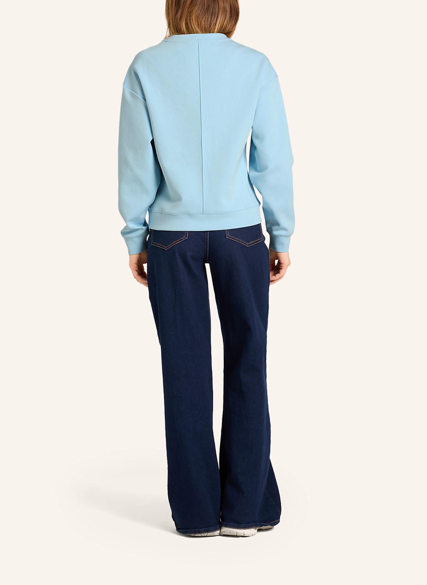 K-WAY Sweatshirt LOIZELLE INTERLOCK: BLAU