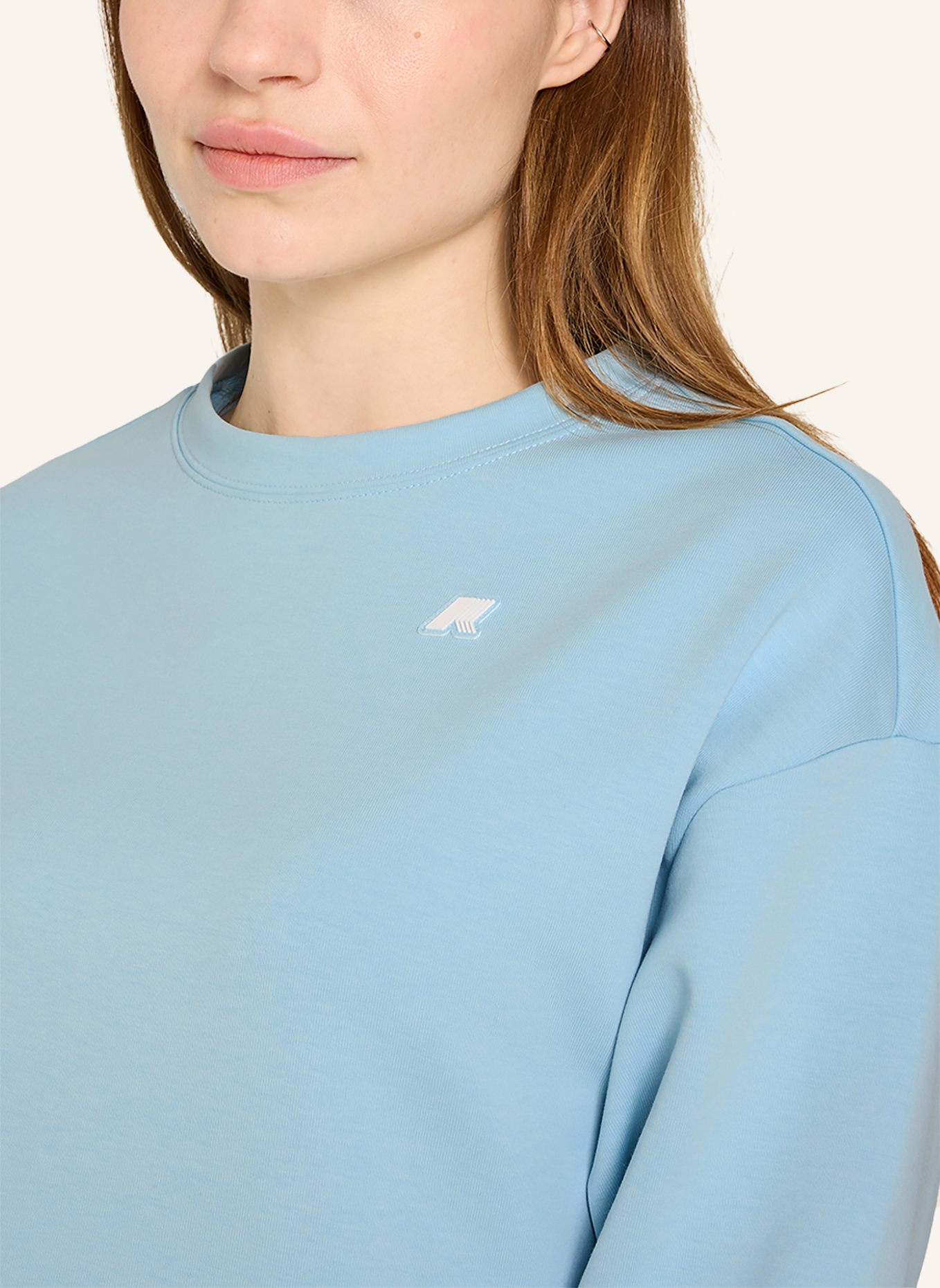 K-WAY Sweatshirt LOIZELLE INTERLOCK: BLAU