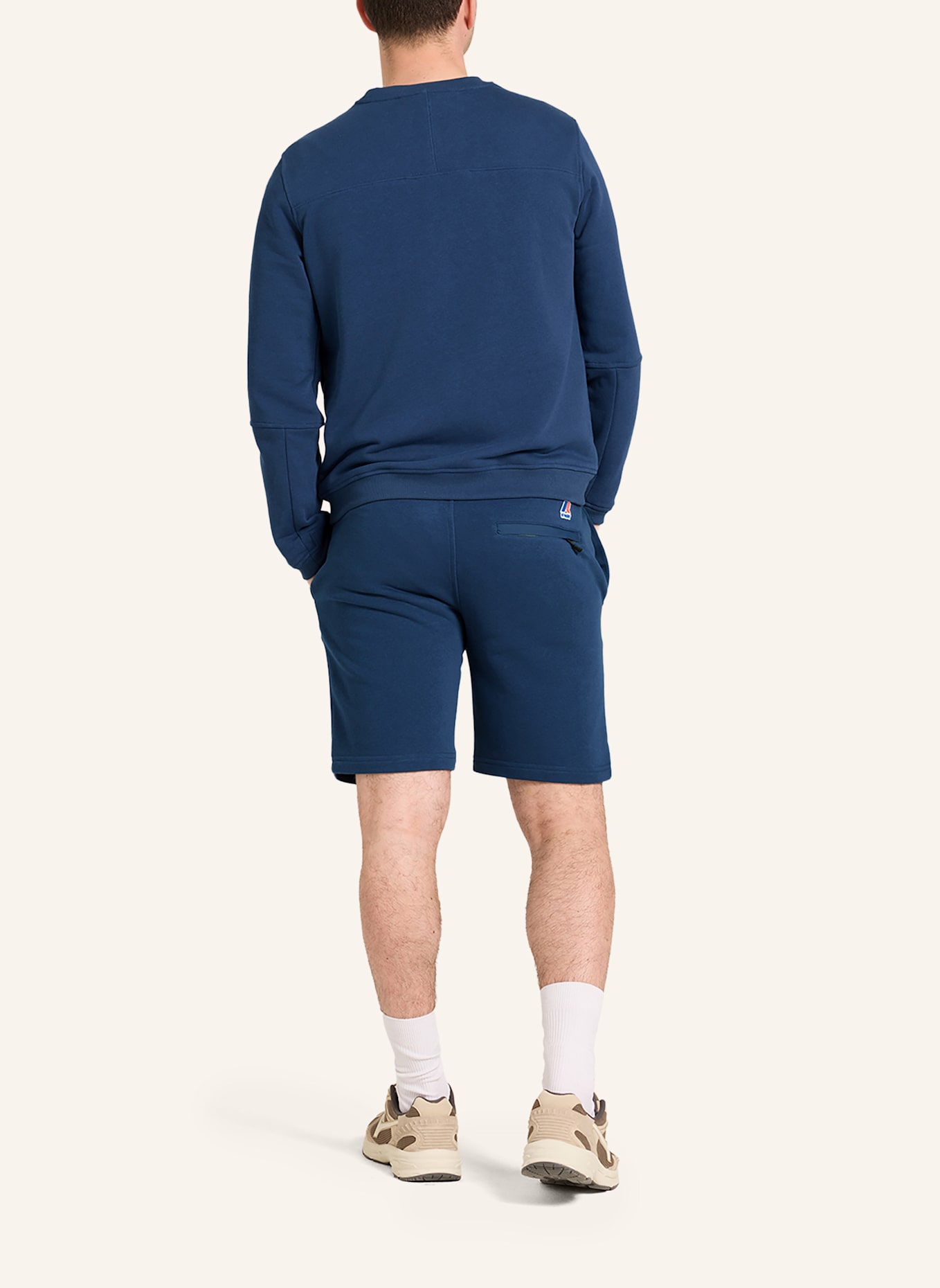 K-WAY Sweatshorts CASIMIR POLY COTTON: BLAU